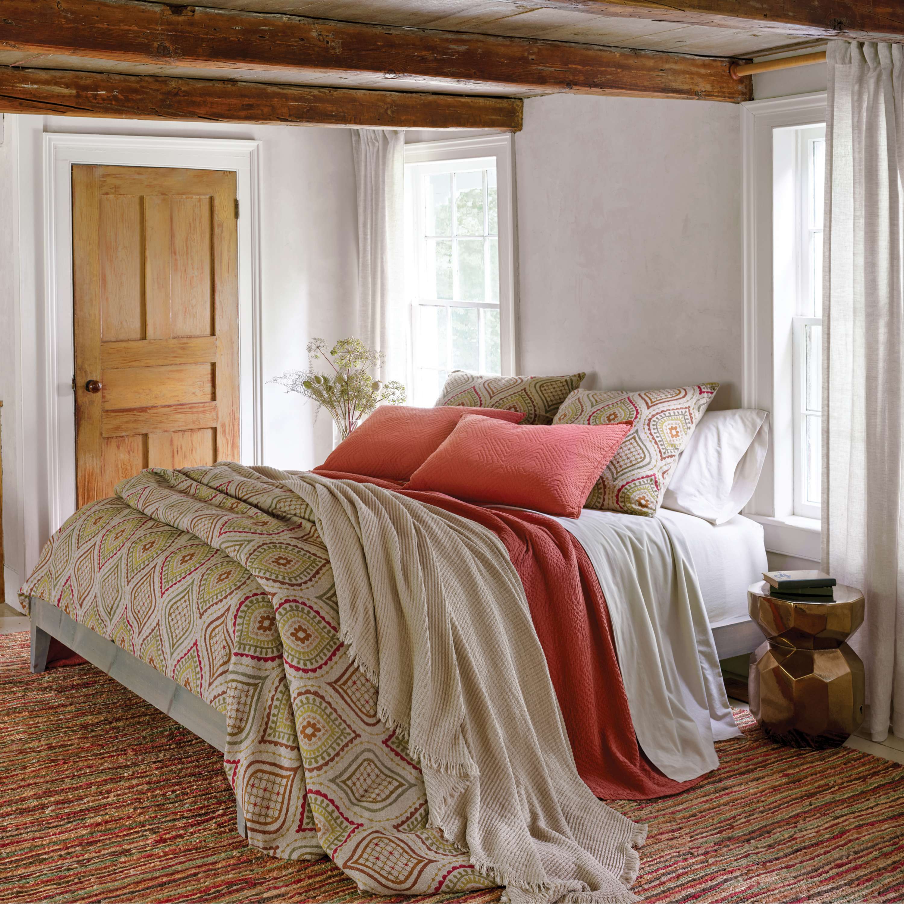 Kerala Matelasse Coverlet Coverlet By Annie Selke