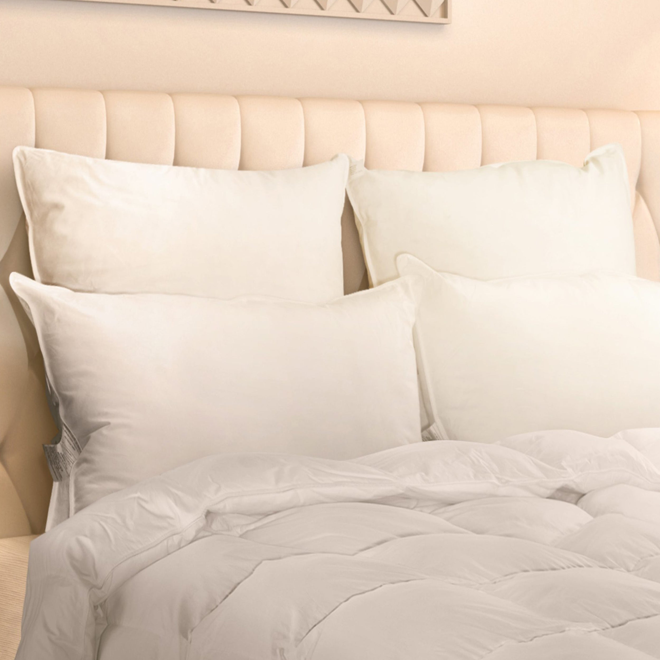 Logana 920+ Hypoallergenic Canadian White Goose Down Pillow Pillow Inserts By Downright