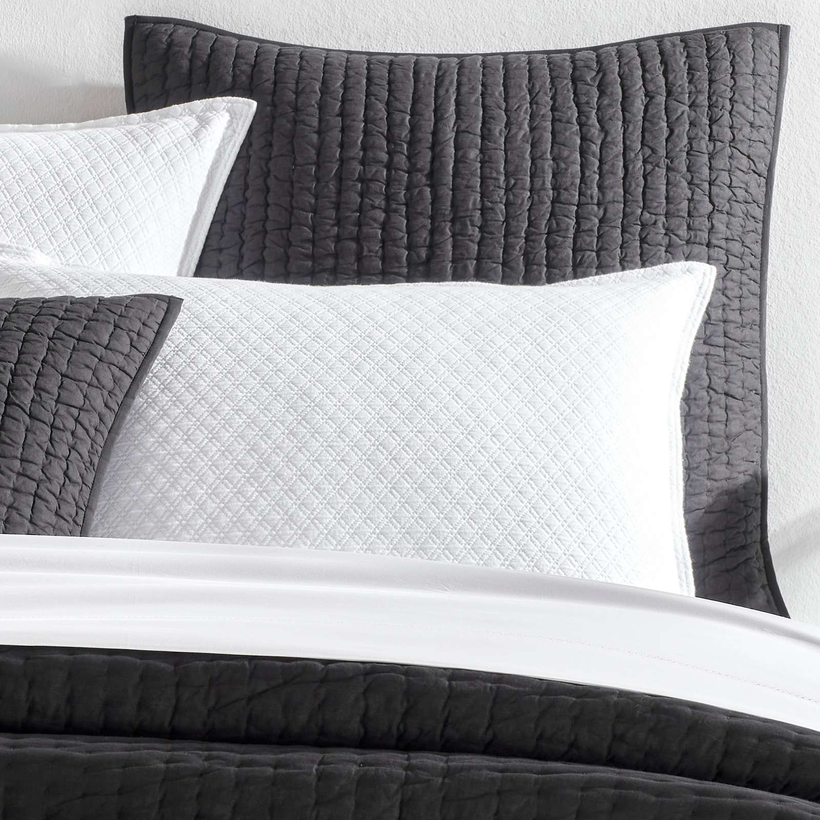 Lana Voile Quilted Sham Sham By Annie Selke