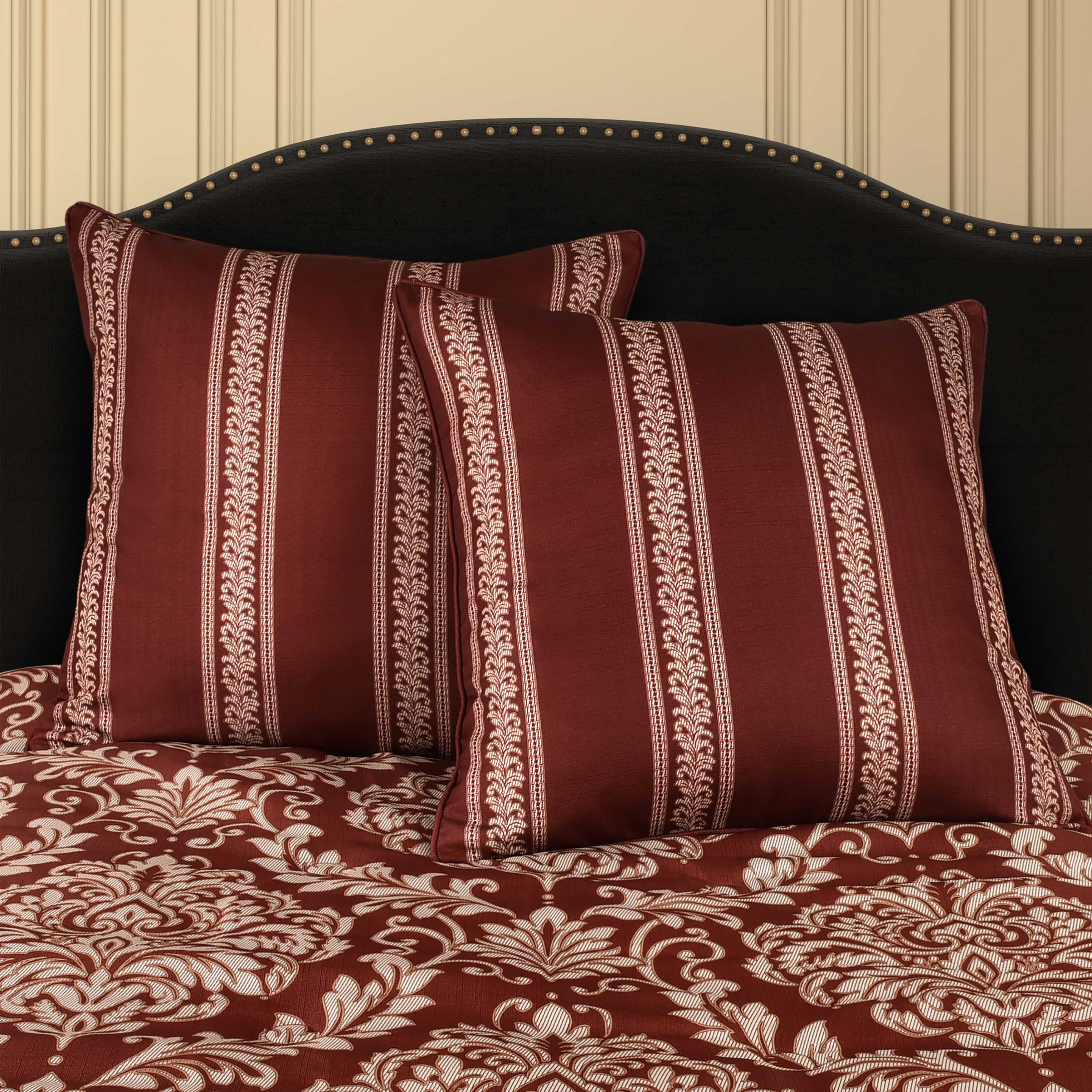 Lazia Red Euro Sham Euro Sham By J. Queen New York