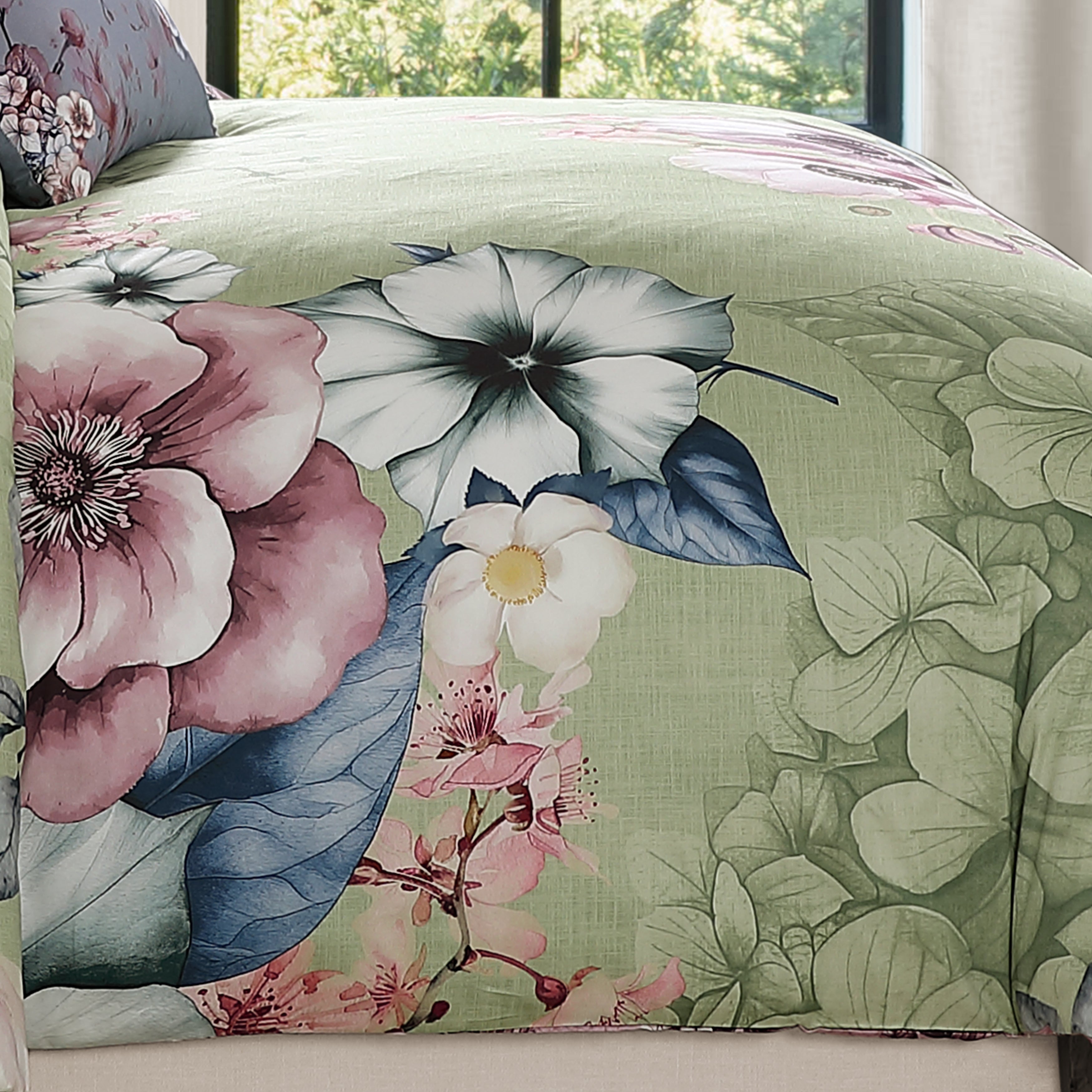 Bebejan Lilac Cascade 5 Piece Reversible Comforter Set Comforter Sets By Bebejan®