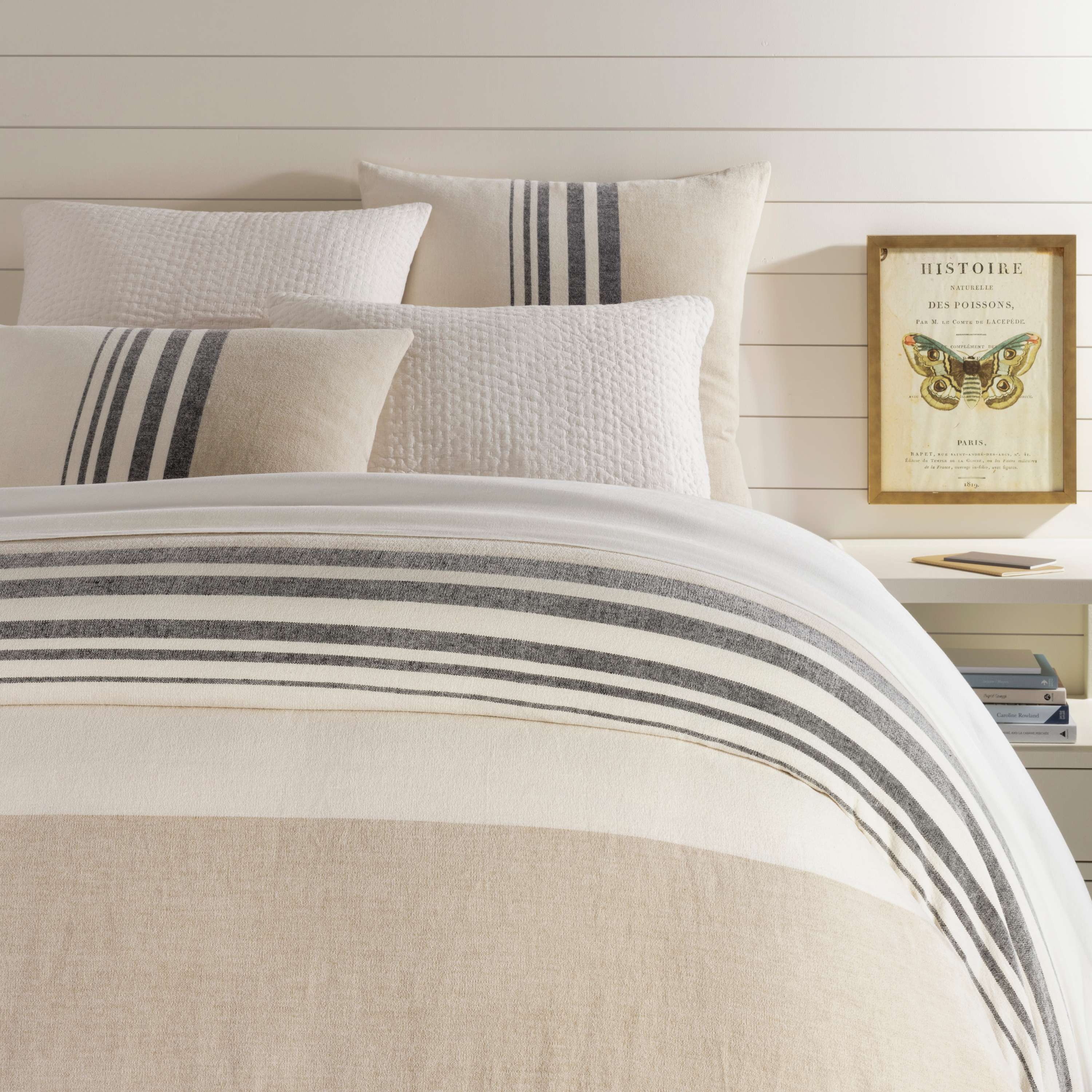 Lush Linen Stripe Duvet Cover Duvet Covers By Annie Selke