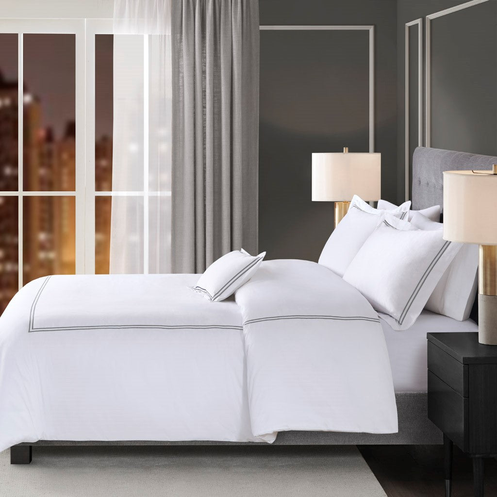 Luxury Collection Embroidered 3 Piece Duvet Cover Set Duvet Covers By JLA HOME/Olliix (E & E Co., Ltd)