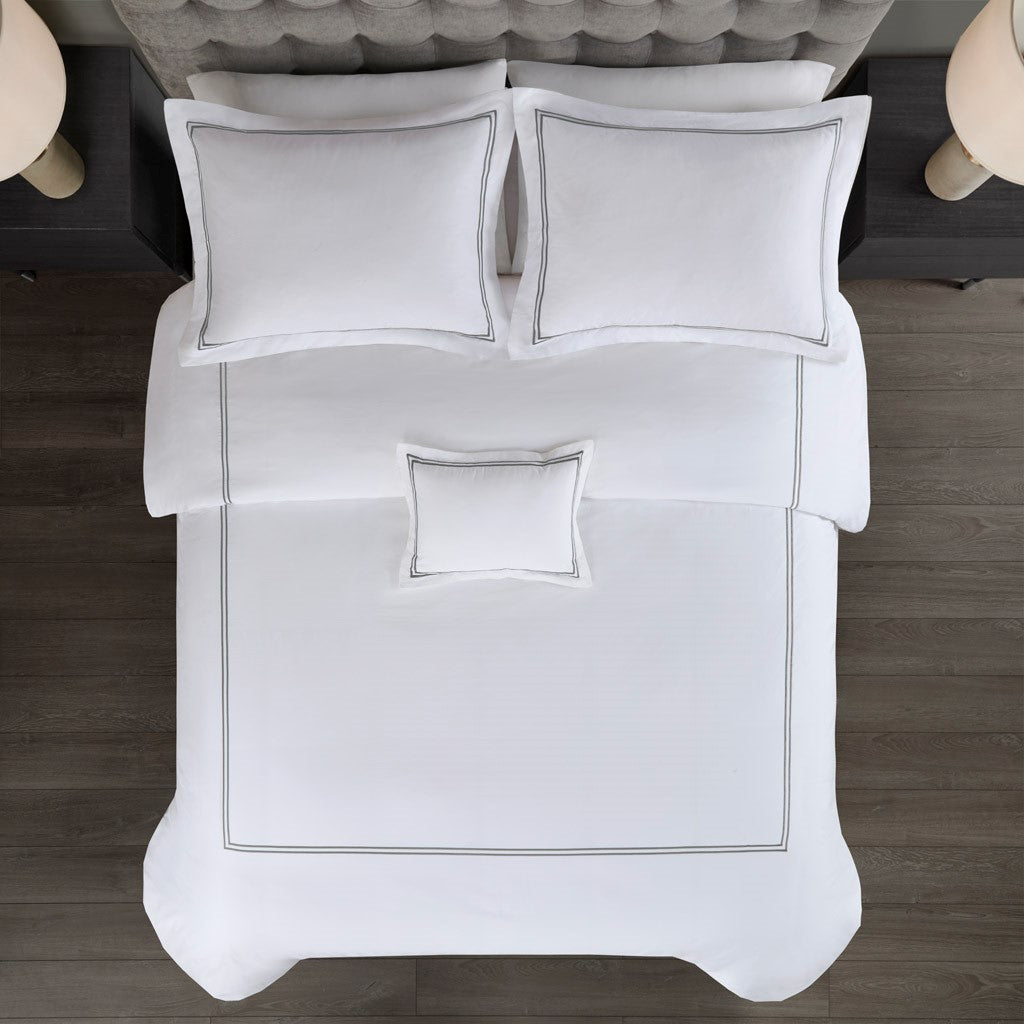 Luxury Collection Embroidered 3 Piece Duvet Cover Set Duvet Covers By JLA HOME/Olliix (E & E Co., Ltd)