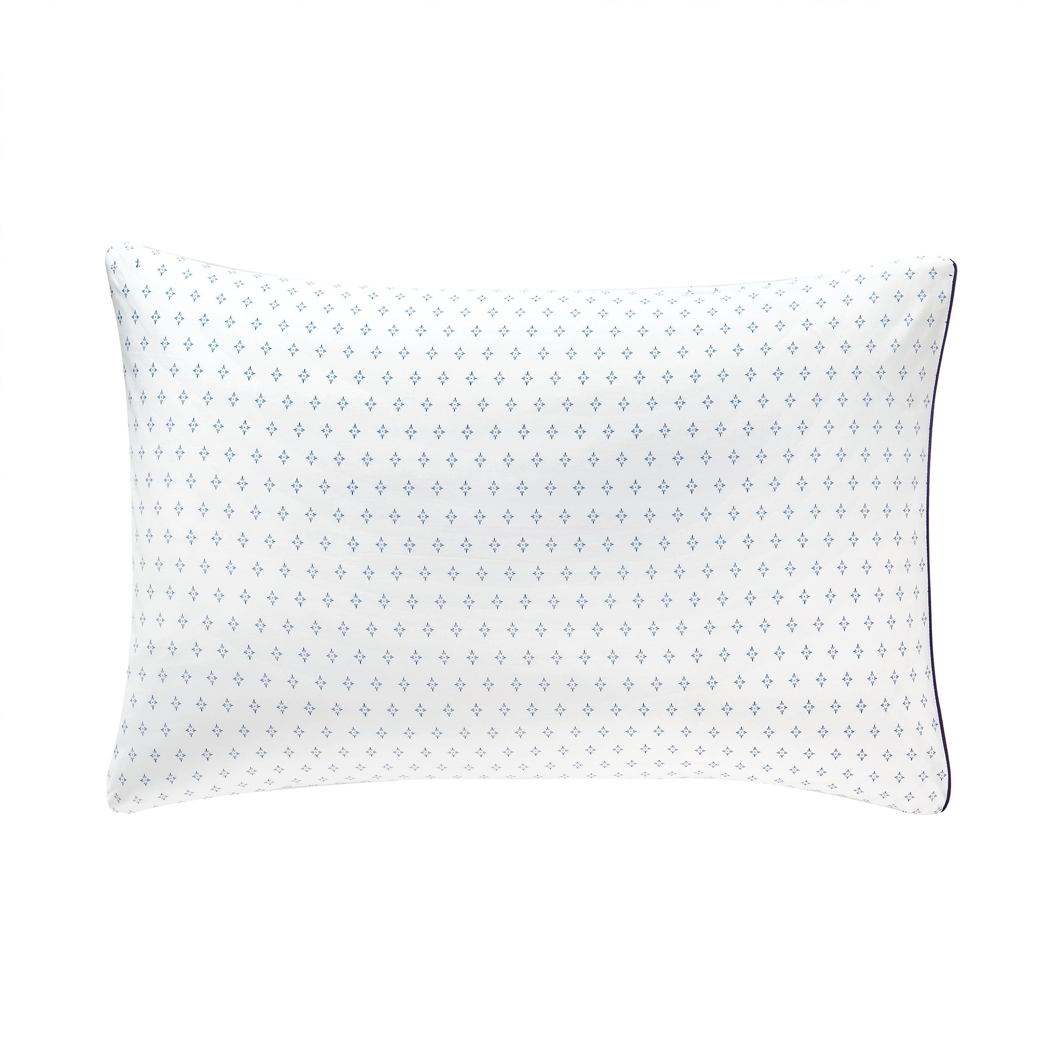 Malacca Blue on White Pillowcase Set Pillowcase By Anne de Solène