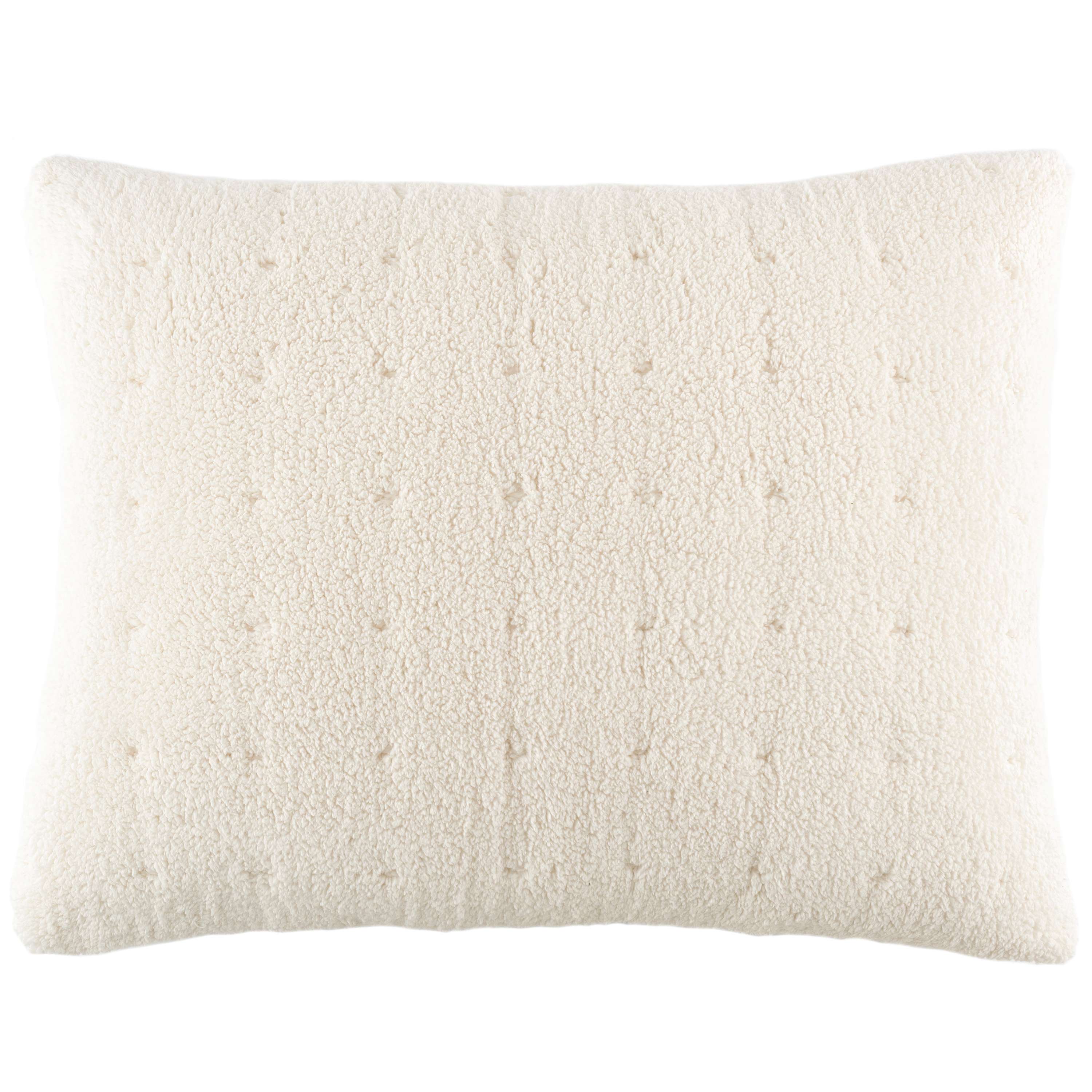 Marshmallow Fleece Puff Sham Sham By Annie Selke