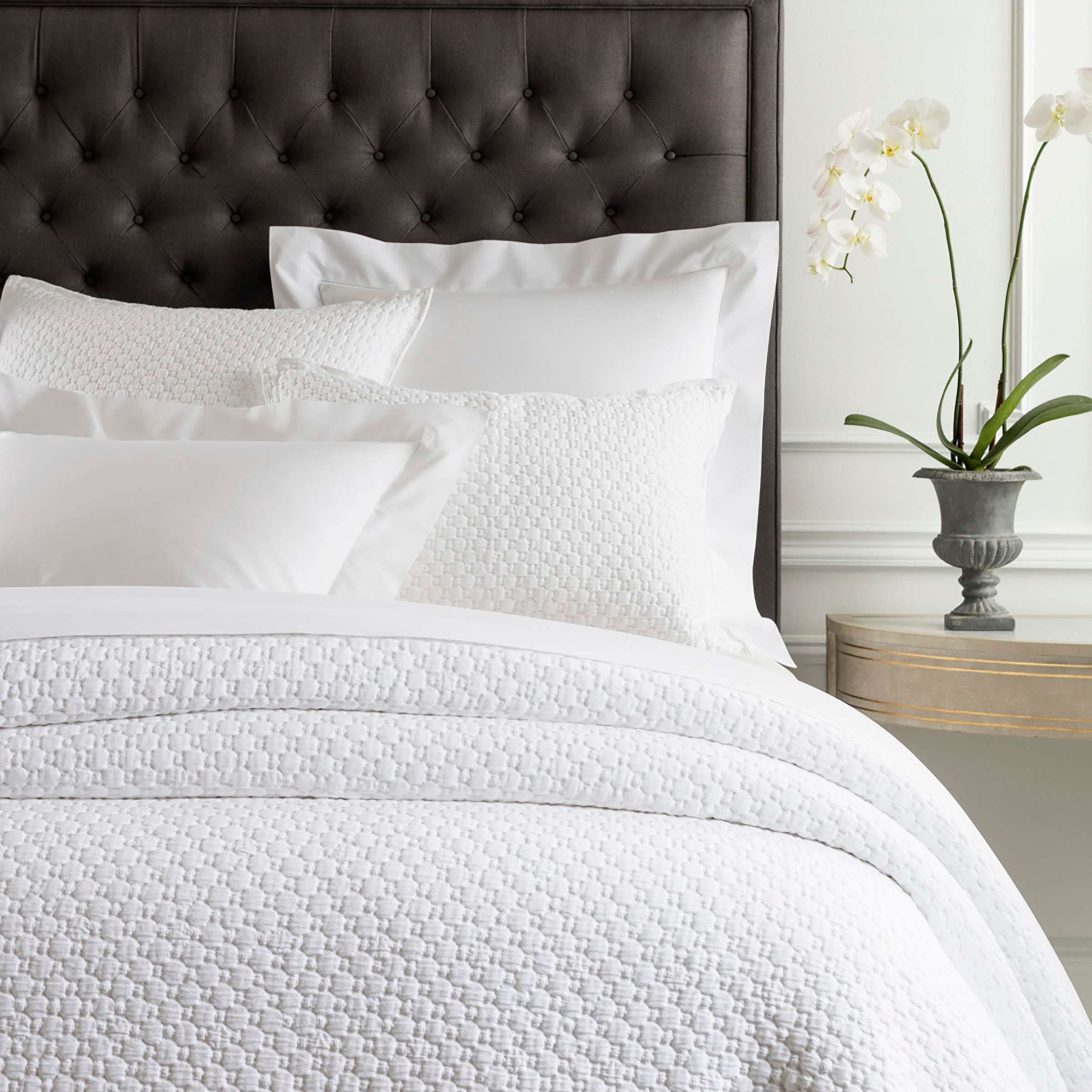 Lodi Matelasse Coverlet Coverlet By Annie Selke