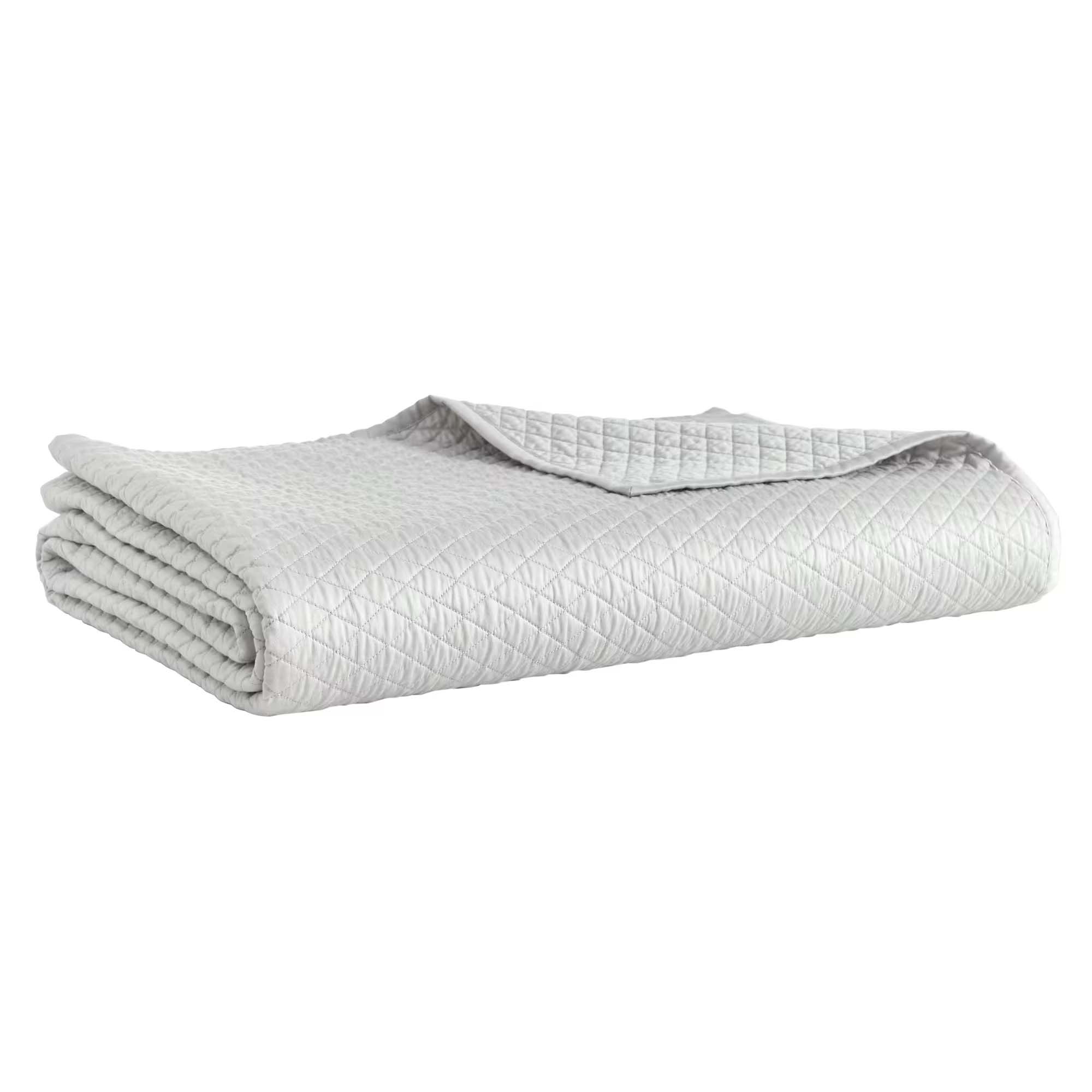 Merida Lyocell Diamond Quilted Coverlet Coverlet By Orchids Lux Home