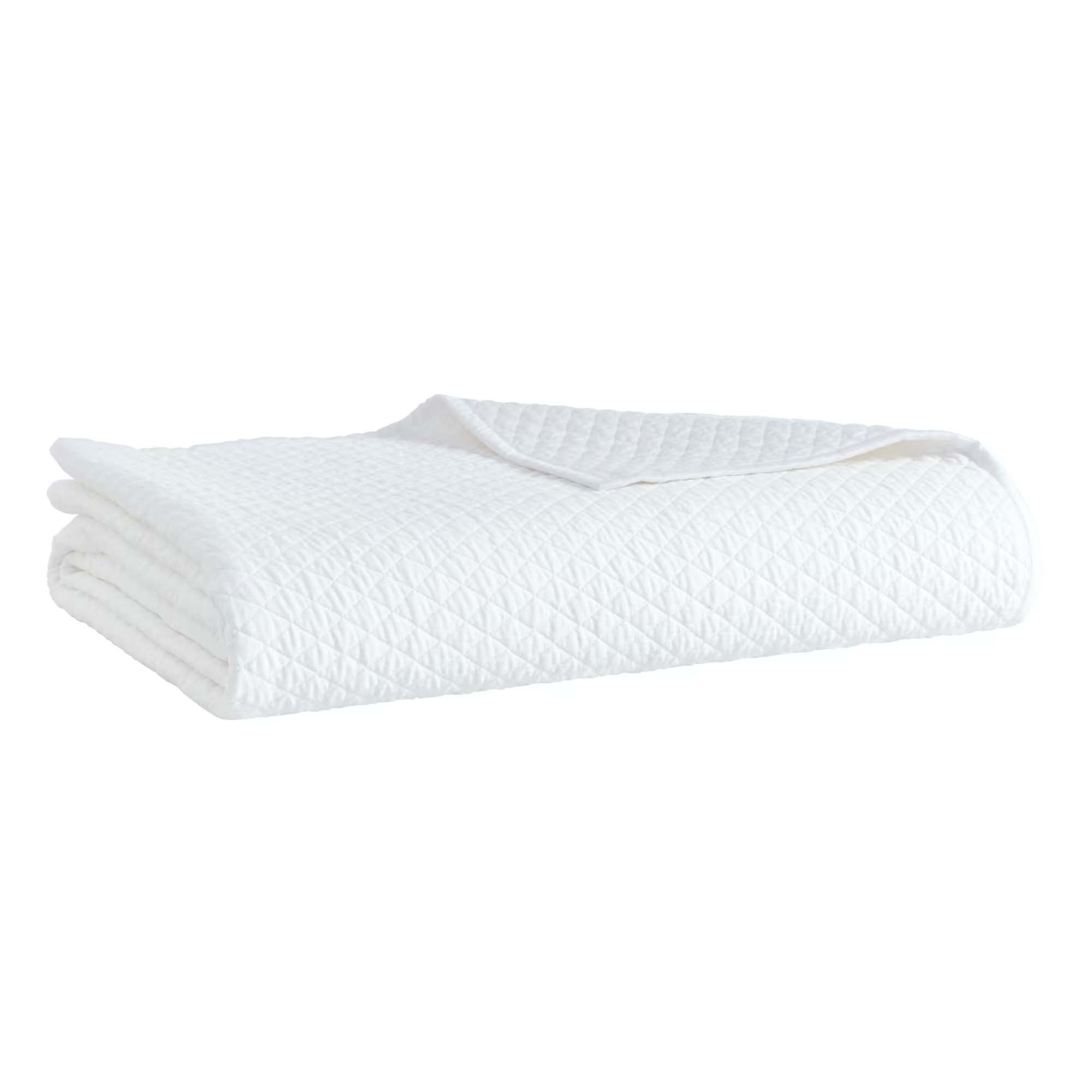 Merida Lyocell Diamond Quilted Coverlet Coverlet By Orchids Lux Home