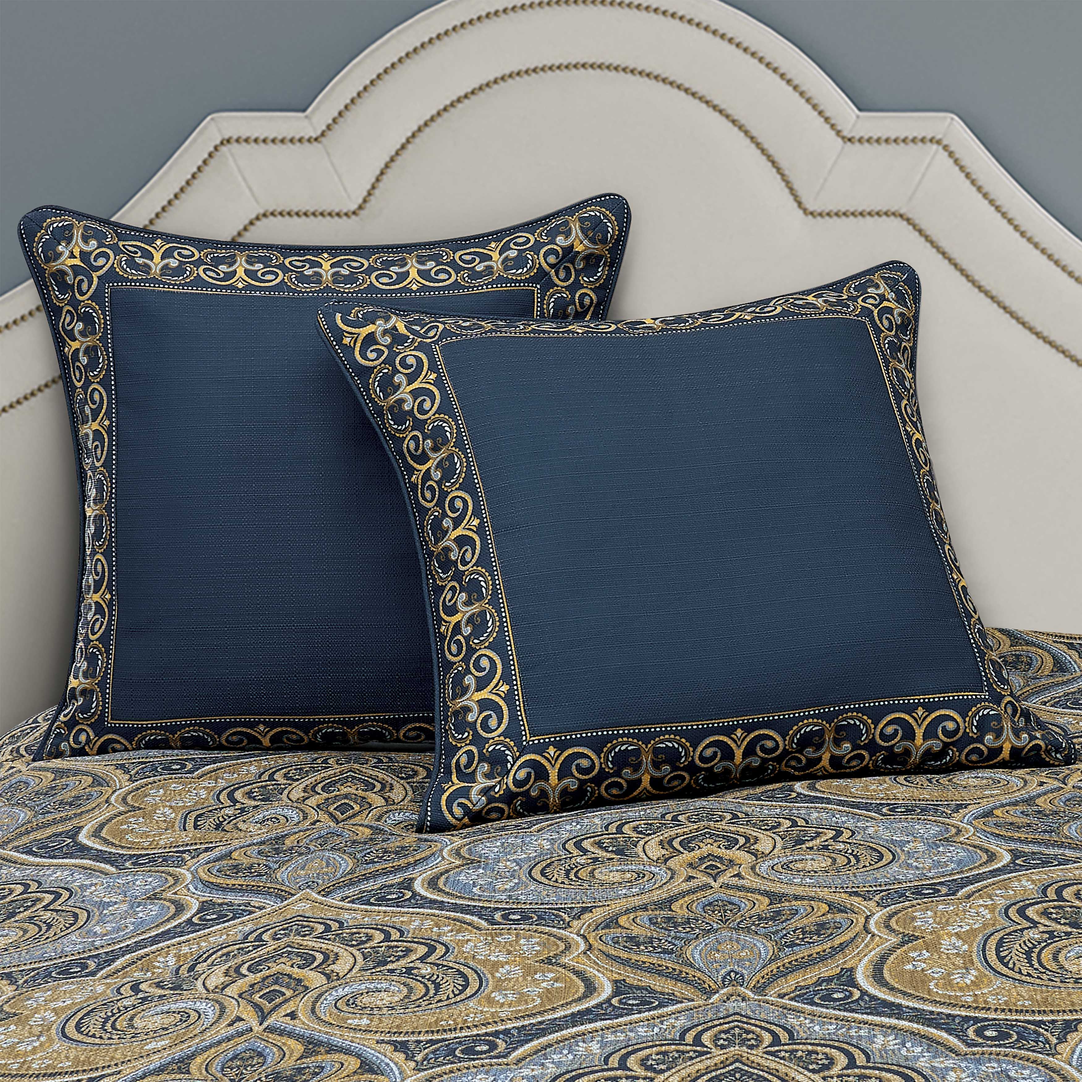 Messina Navy Euro Sham Euro Sham By J. Queen New York