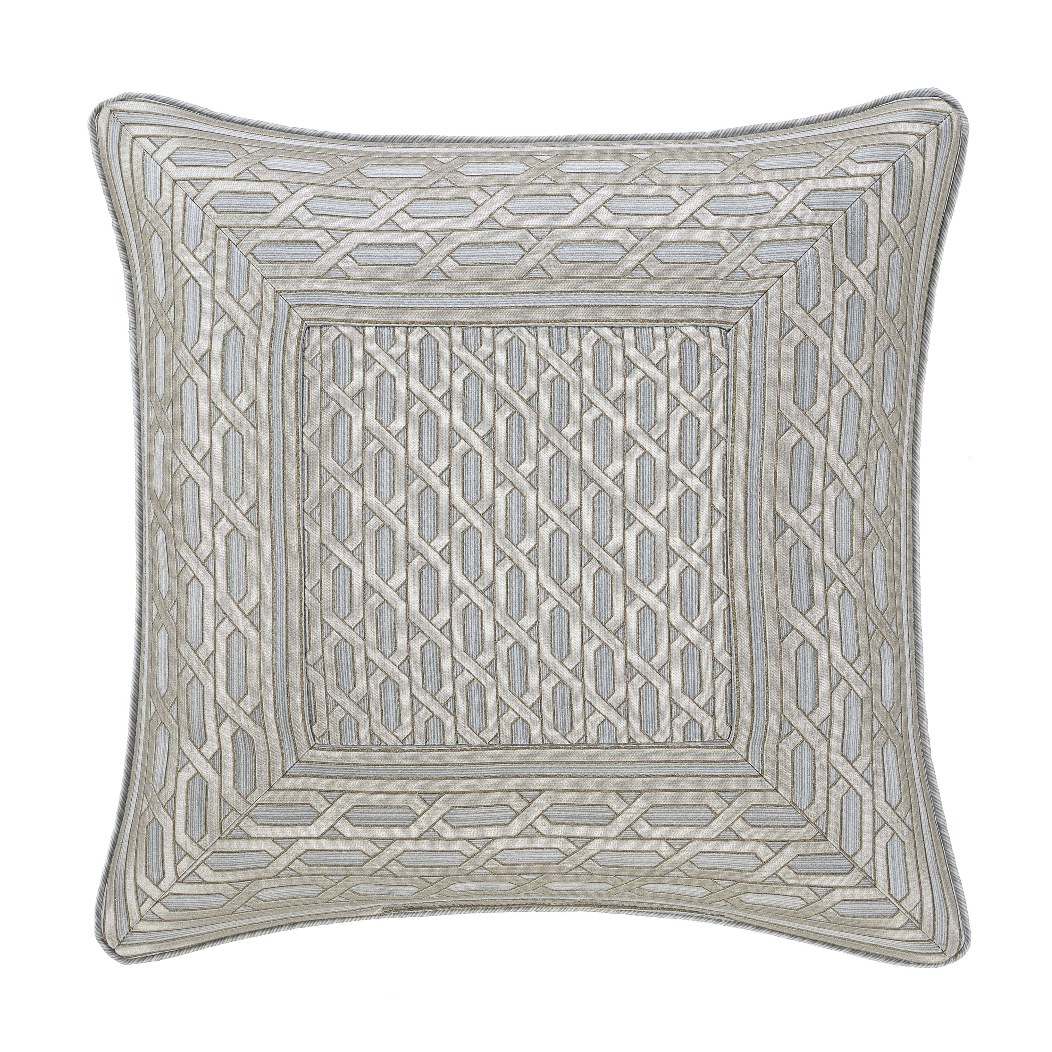 Metropolitan Cloud Square Decorative Throw Pillow 20" x 20" Throw Pillows By J. Queen New York