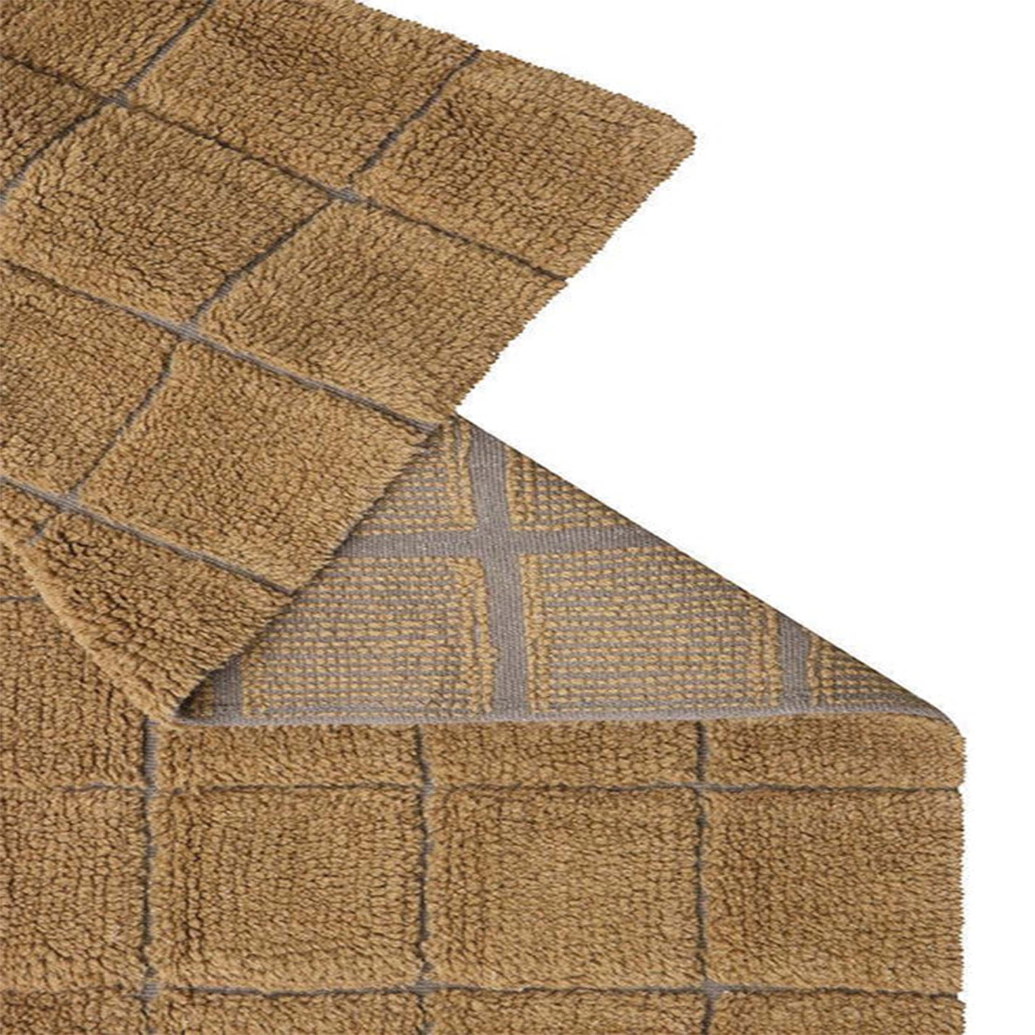 Mosaic Ochre Woolable Rug Rug By Lorena Canals