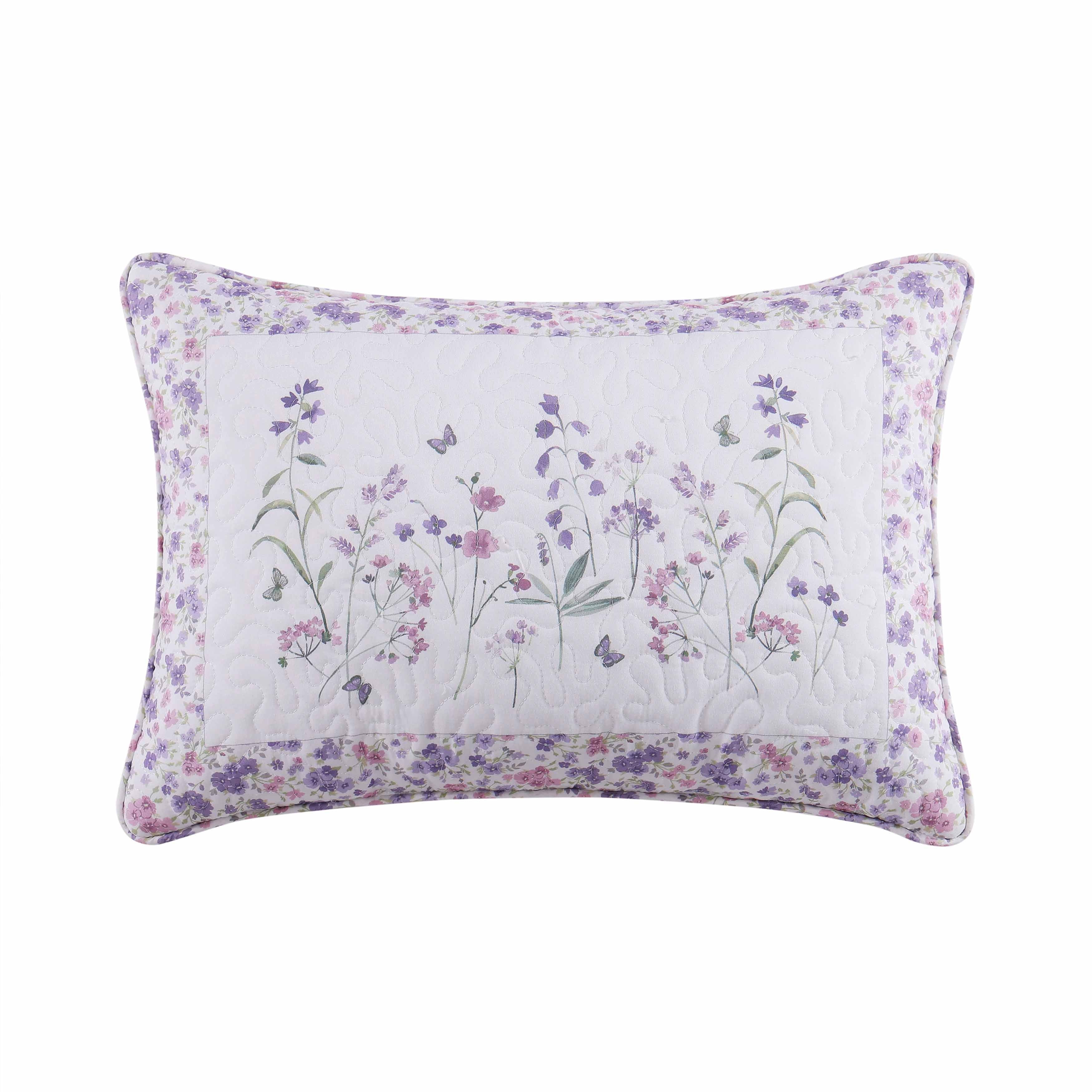 Nola Lilac Boudoir Decorative Throw Pillow 19" x 13" Throw Pillows By J. Queen New York