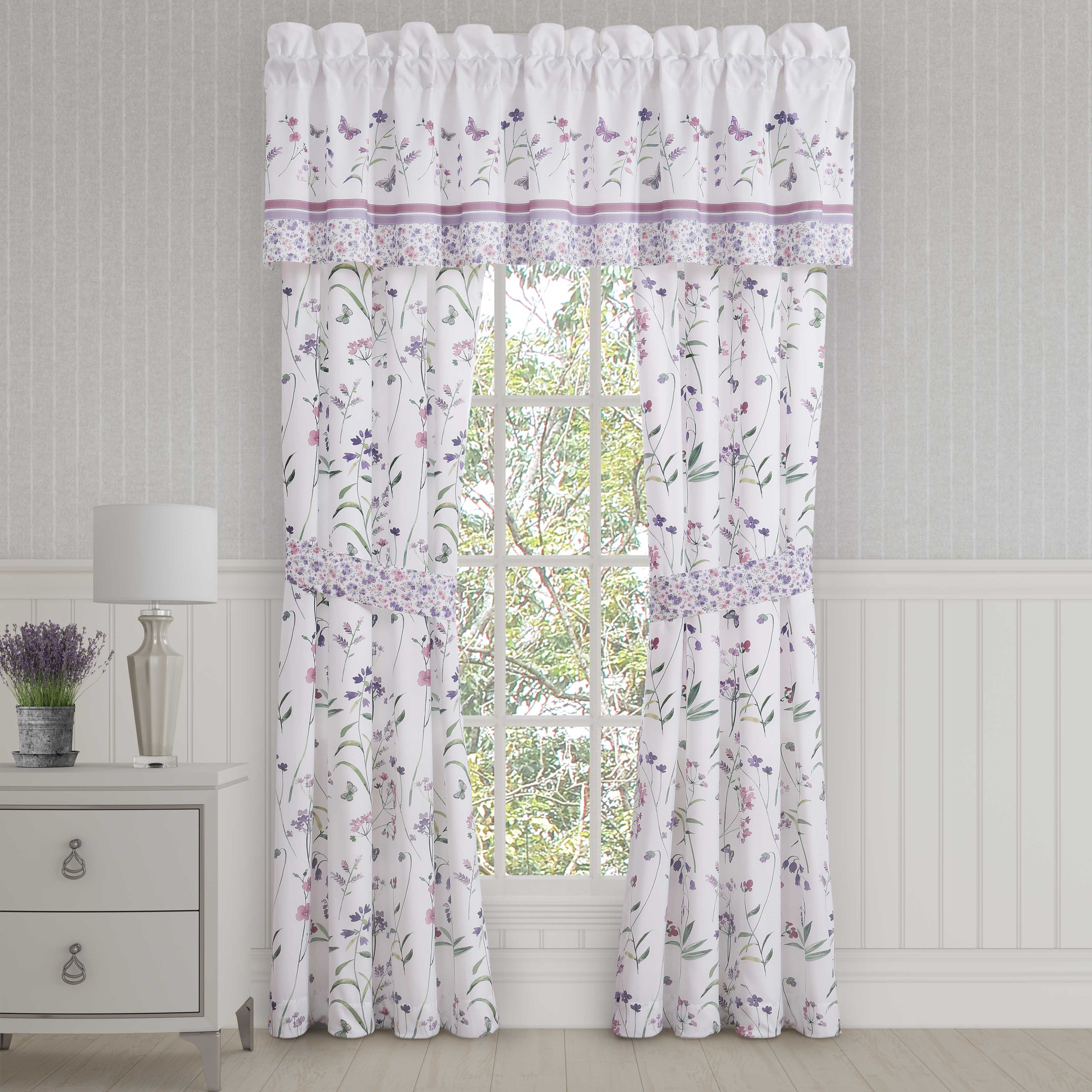 Nola Lilac Straight Window Valance Window Valances By J. Queen New York