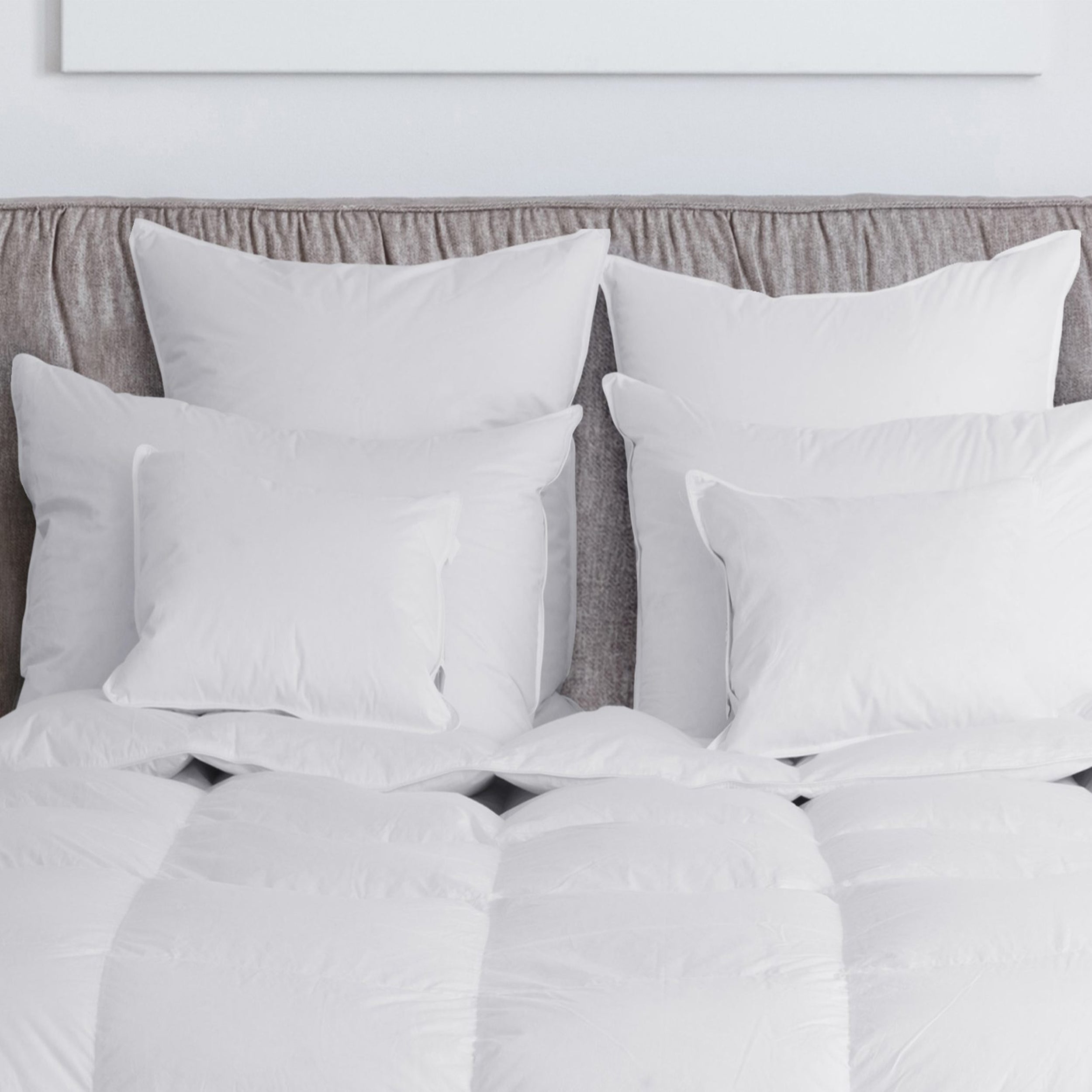 Organa 650+ Hypoallergenic Hungarian White Goose Down Pillow Pillow Inserts By Downright