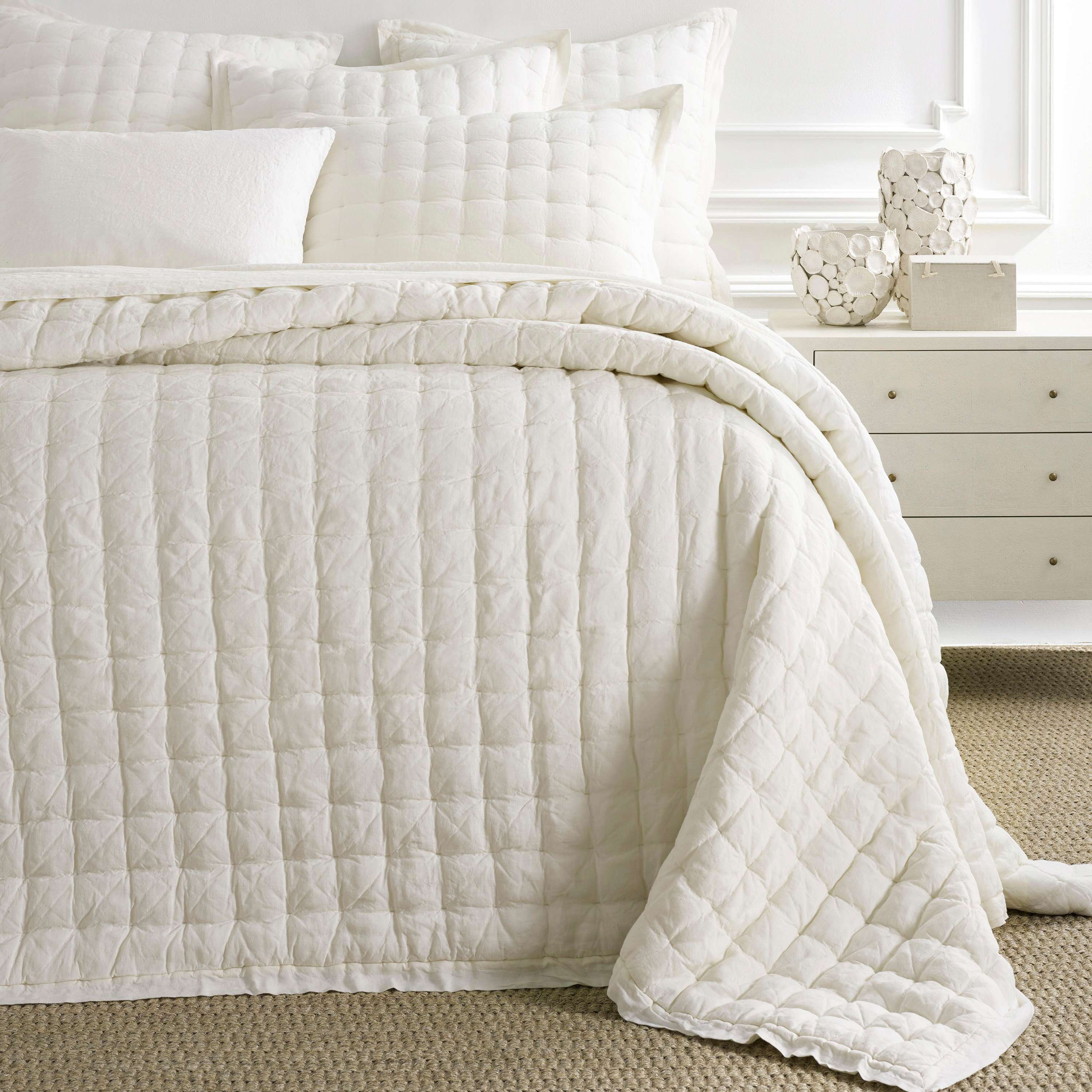 Lush Linen Puff Comforter Comforter Sets By Annie Selke