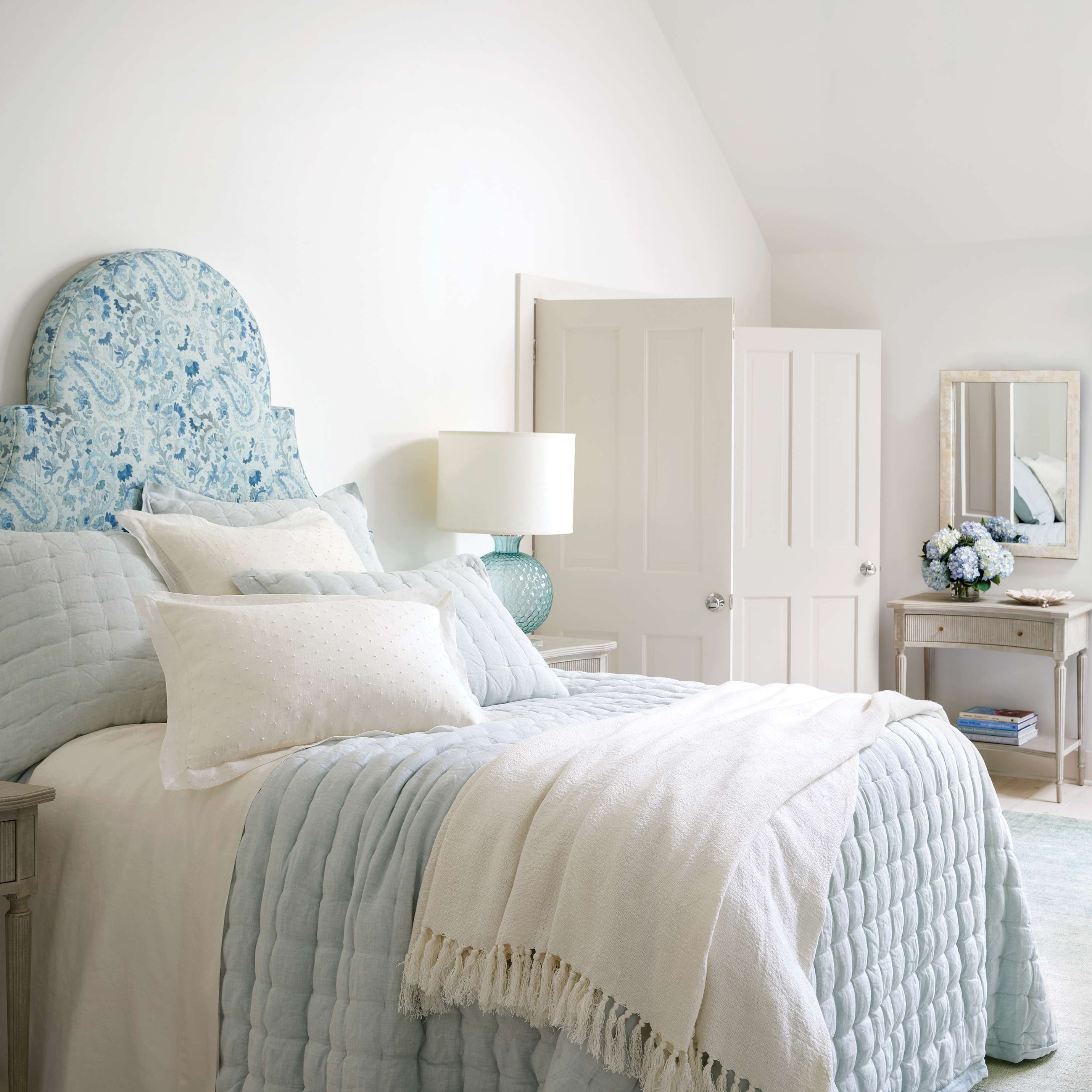 Lush Linen Puff Comforter Comforter Sets By Annie Selke