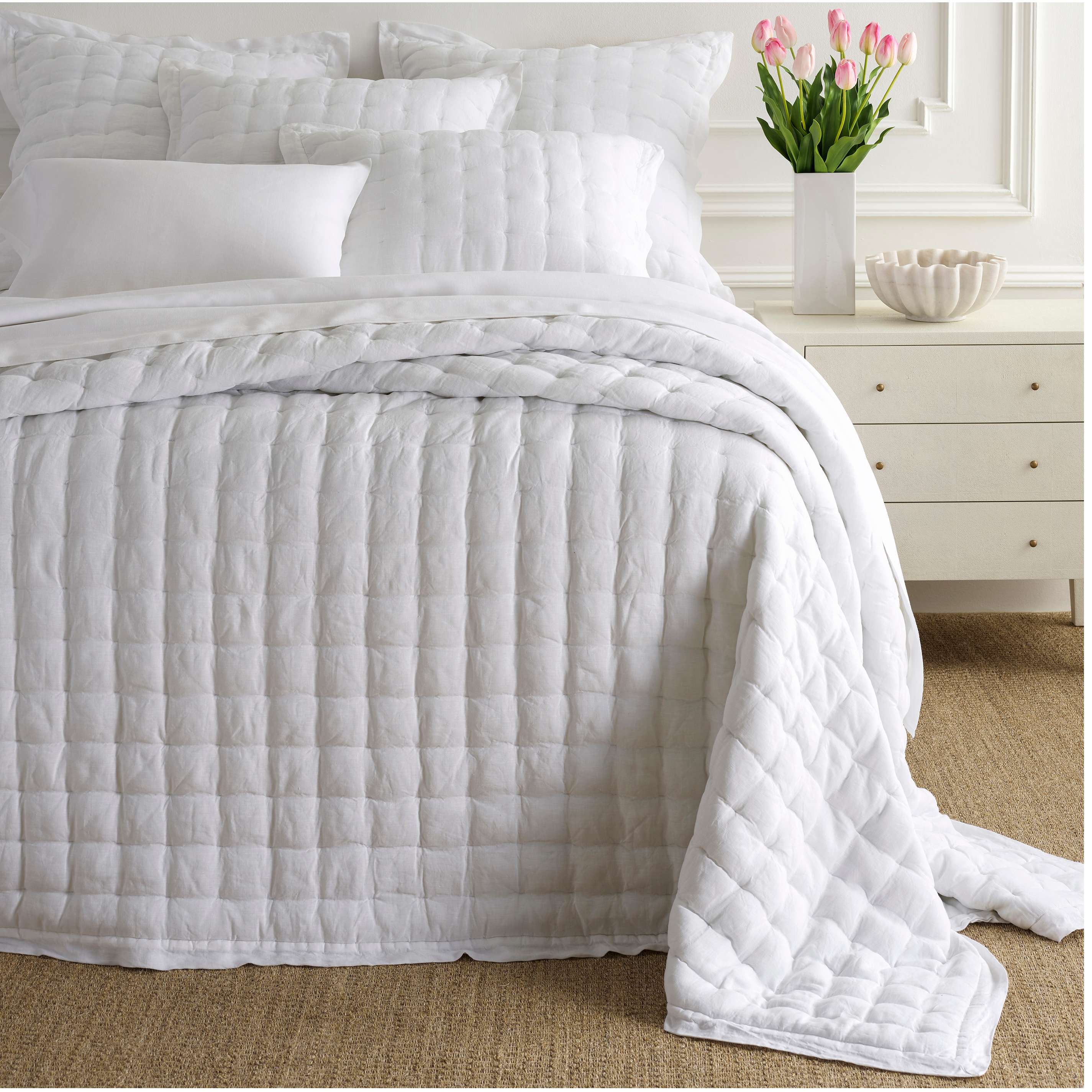 Lush Linen Puff Comforter Comforter Sets By Annie Selke