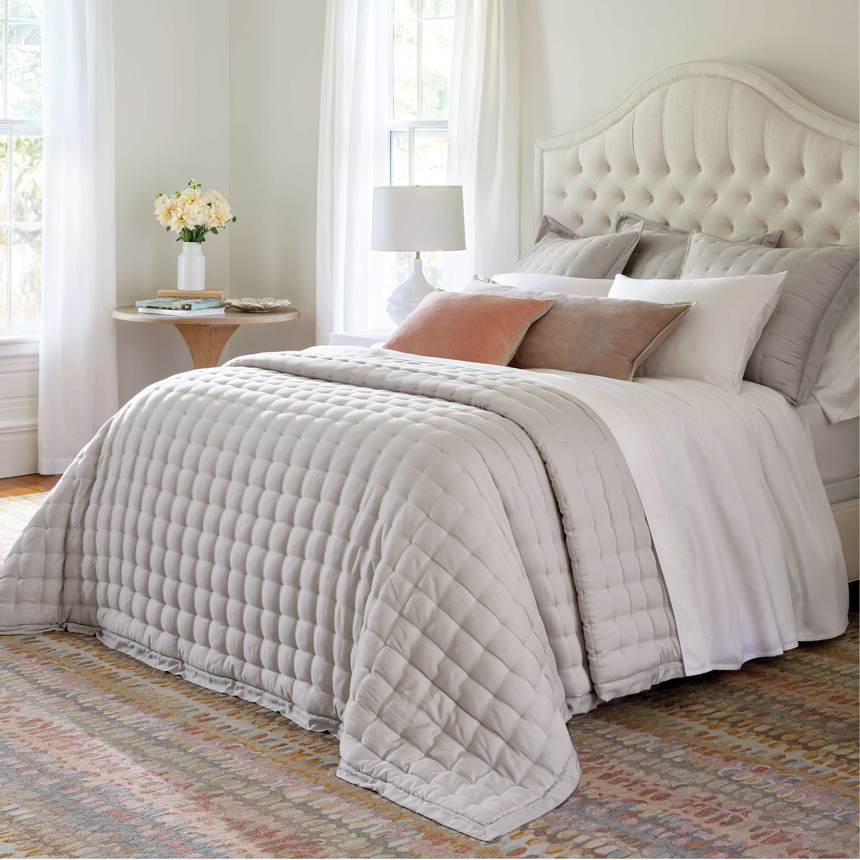 Silken Solid Puff Comforter Comforter Sets By Annie Selke