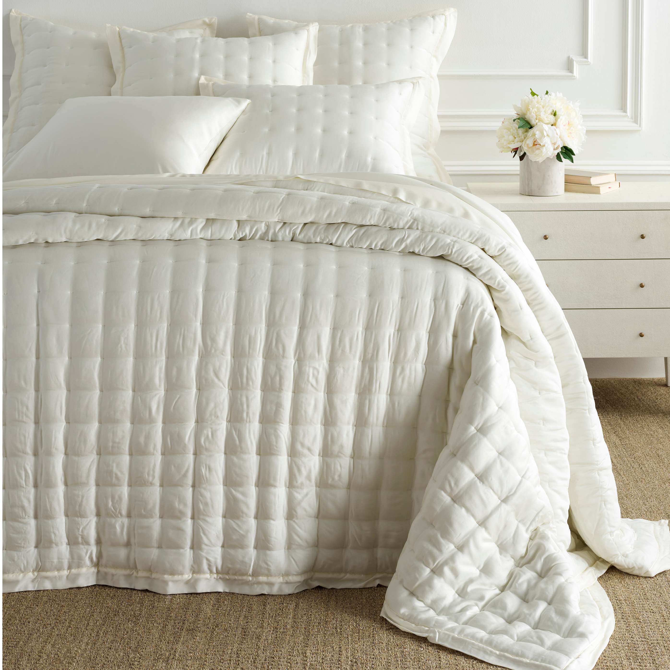 Silken Solid Puff Comforter Comforter Sets By Annie Selke