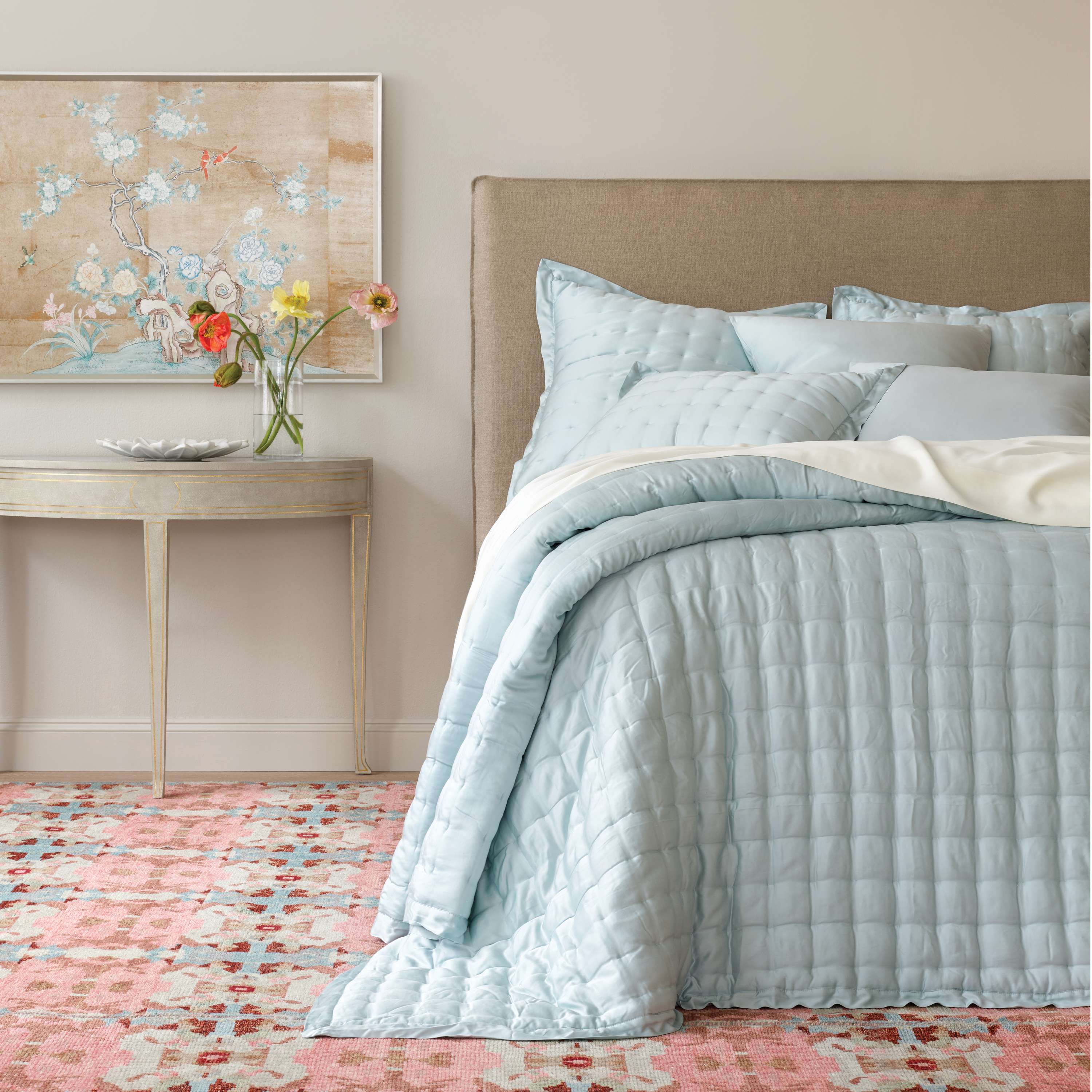 Silken Solid Puff Comforter Comforter Sets By Annie Selke