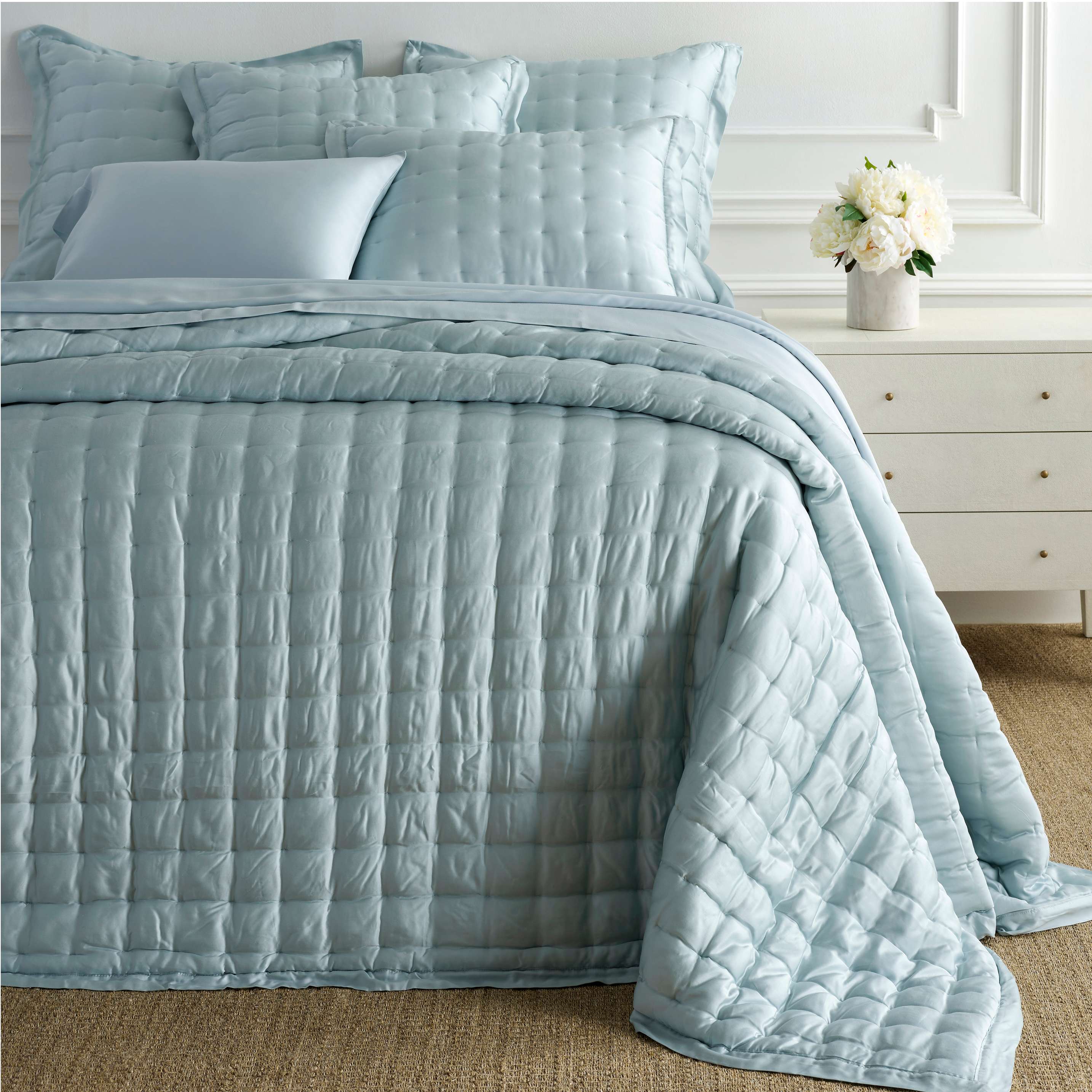 Silken Solid Puff Comforter Comforter Sets By Annie Selke