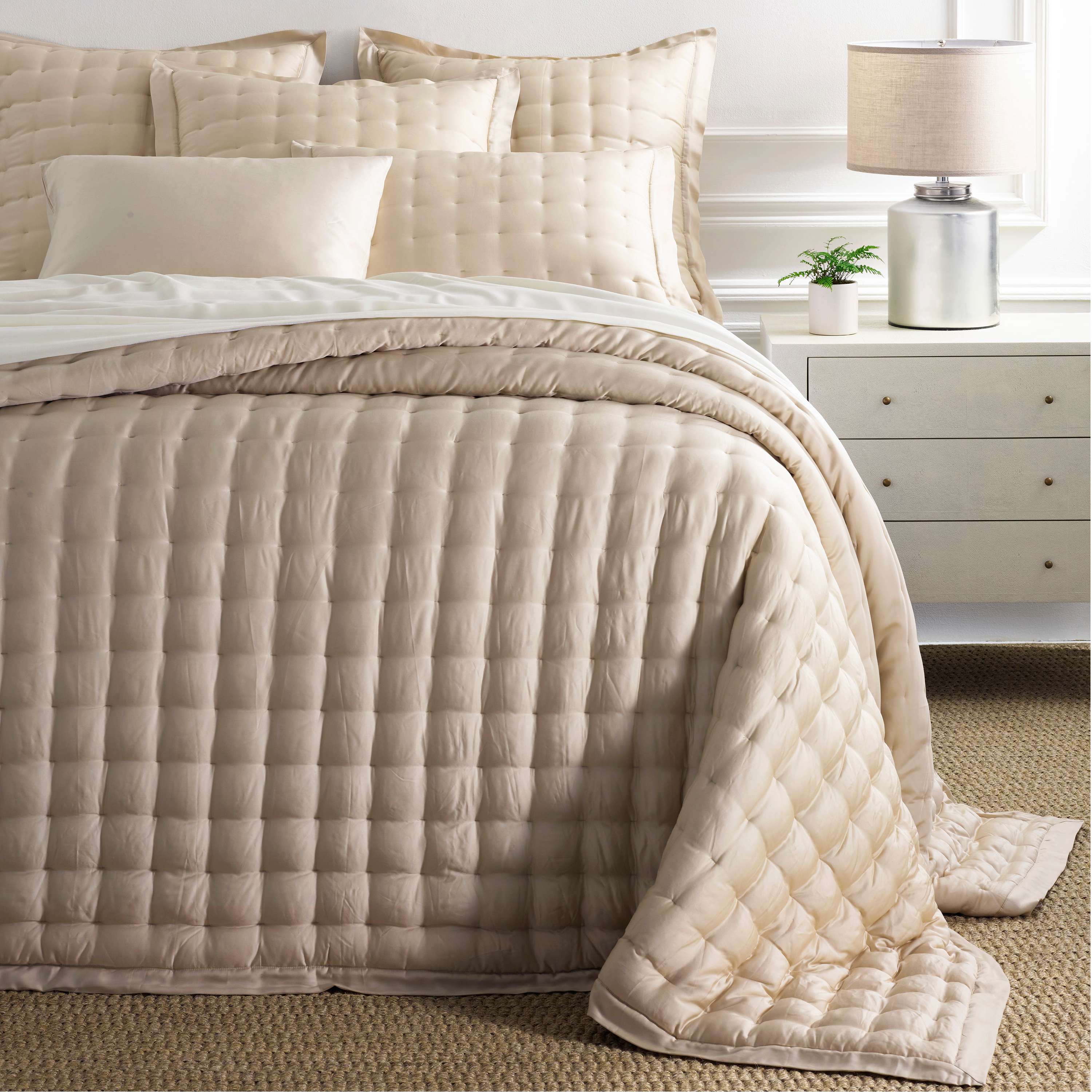 Silken Solid Puff Comforter Comforter Sets By Annie Selke