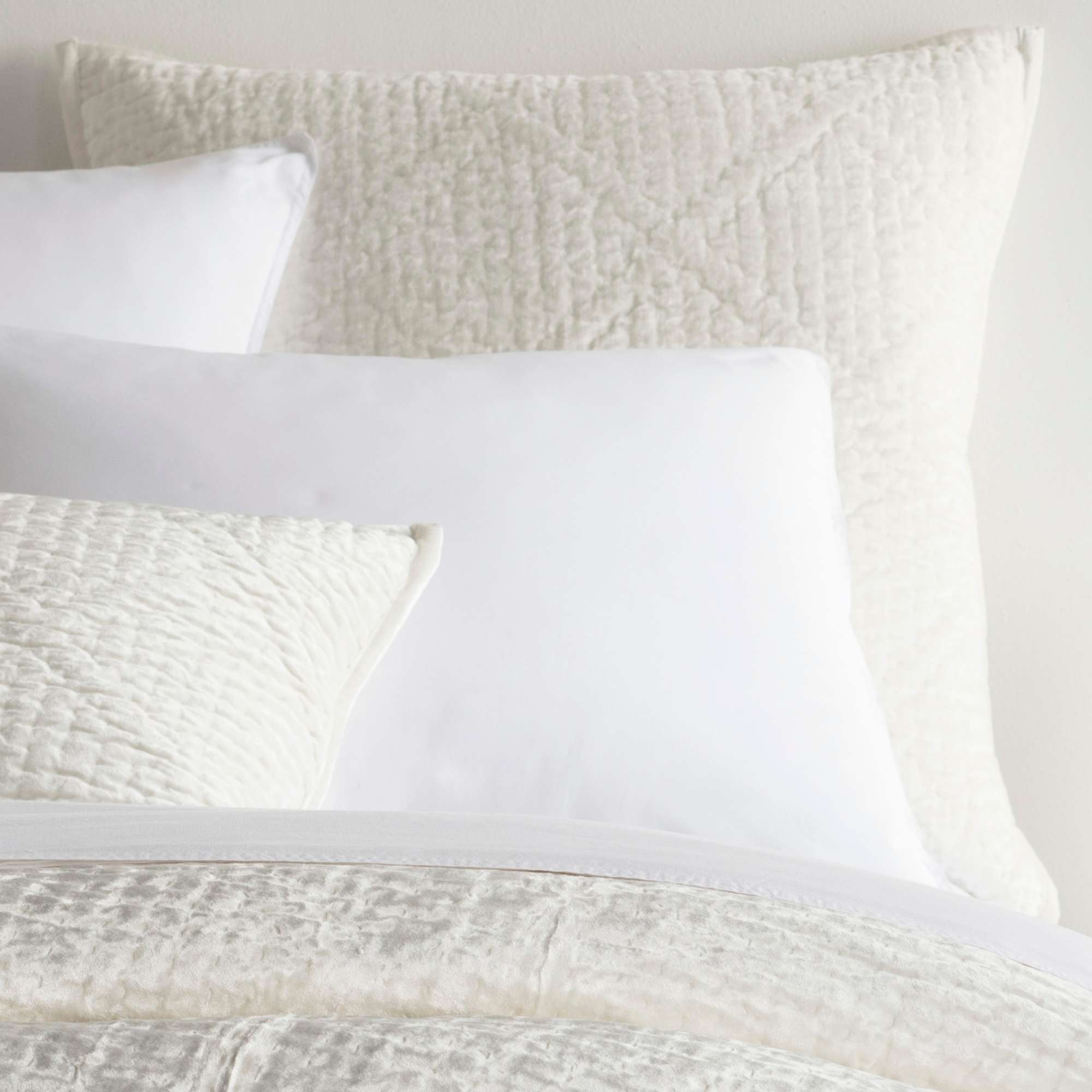 Parisienne Velvet Quilted Sham Sham By Annie Selke
