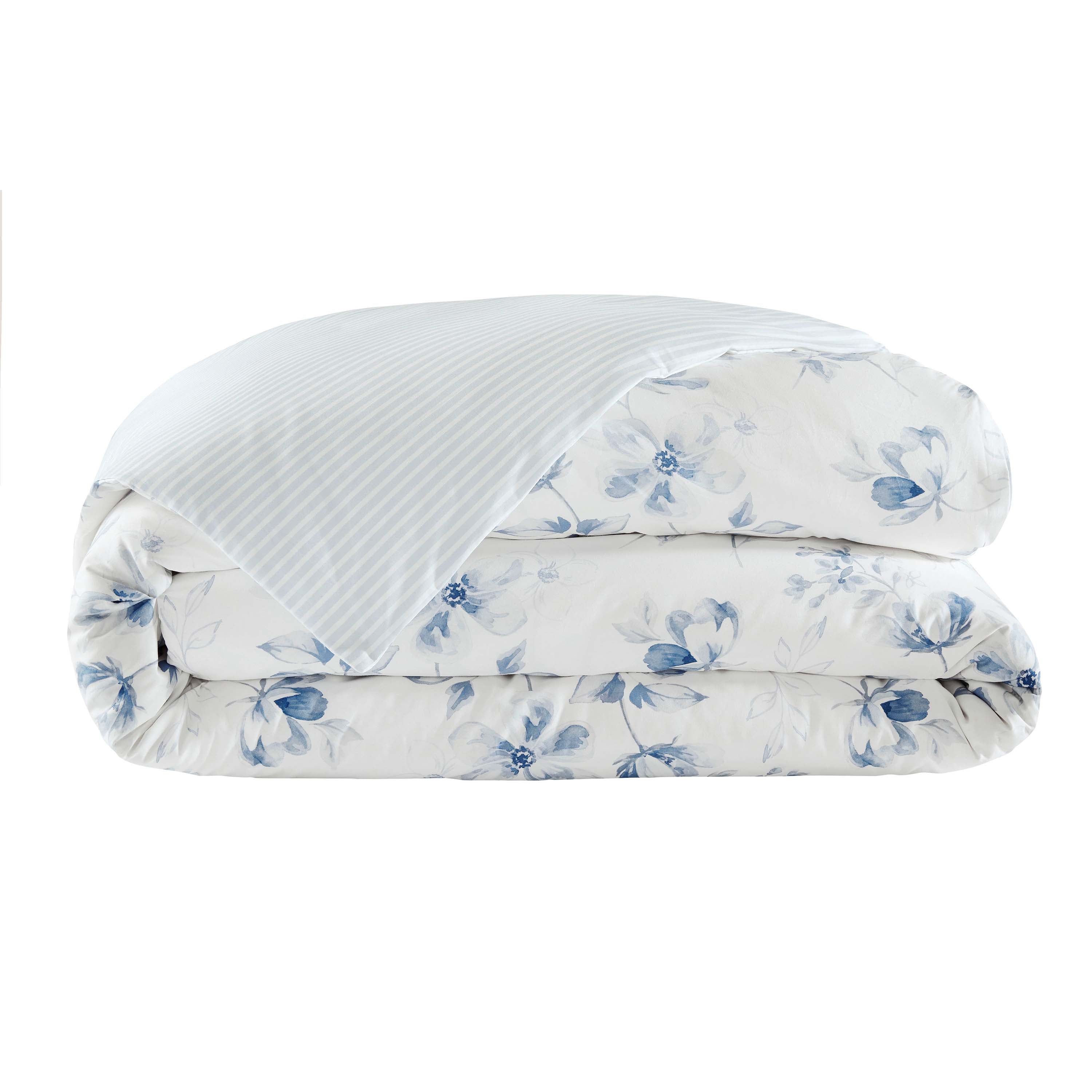 Passé Présent Blue Duvet Cover Duvet Covers By Anne de Solène