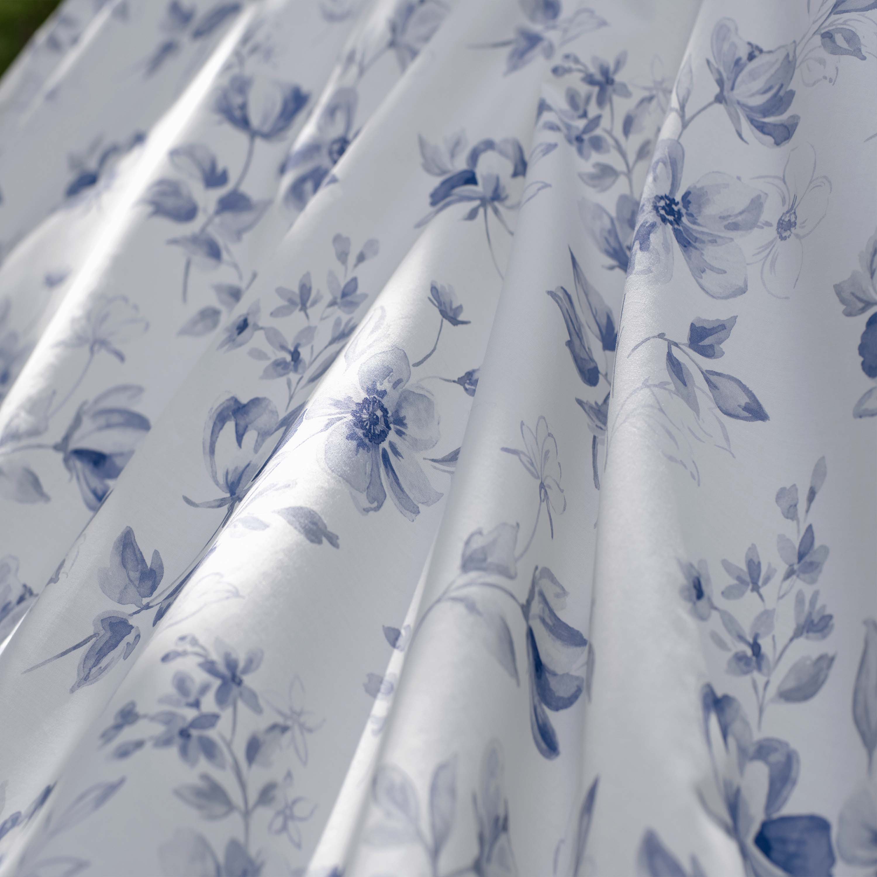 Passé Présent Blue Flat Sheet Flat Sheet By Anne de Solène