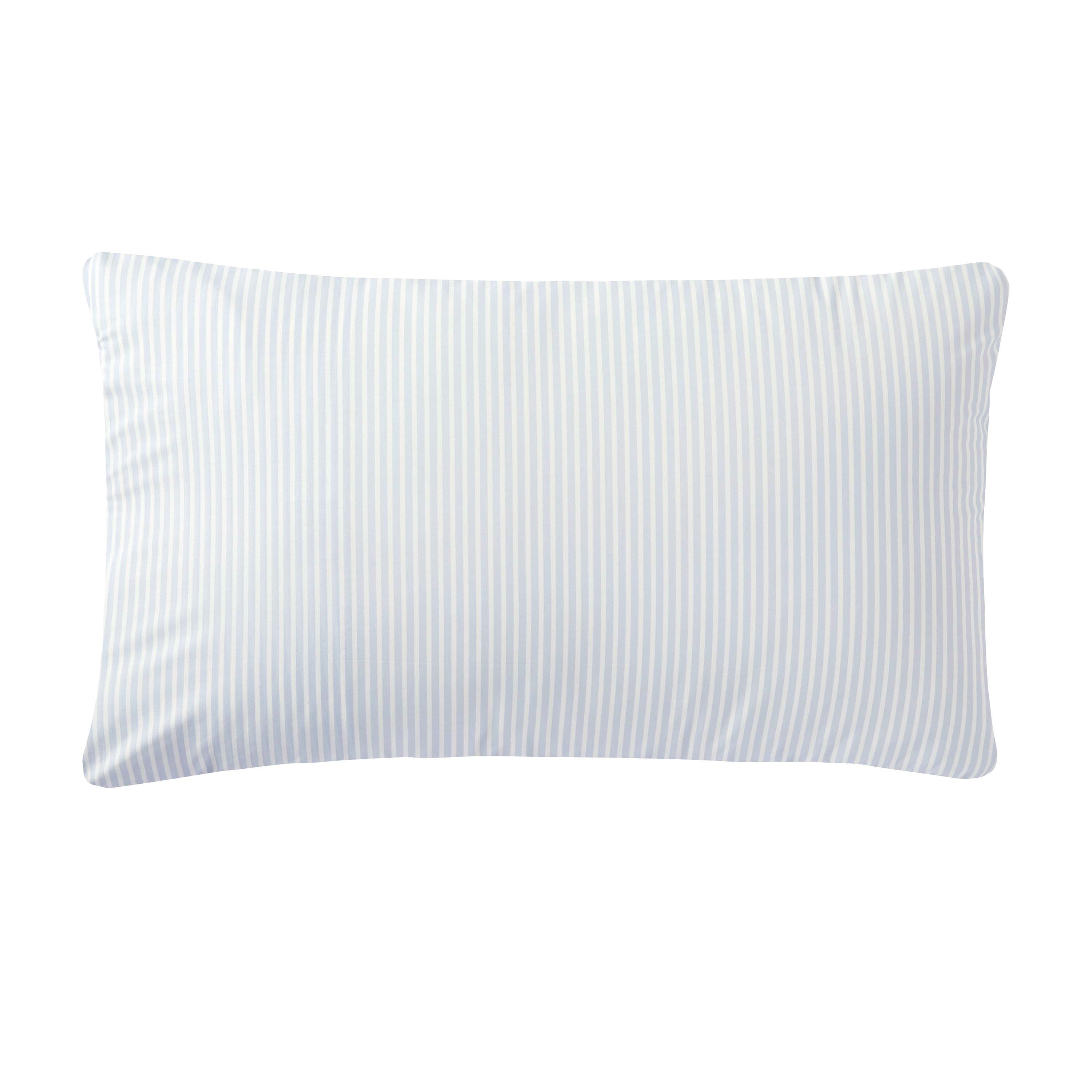 Passé Présent Blue Pillowcase Pair Pillowcase By Anne de Solène