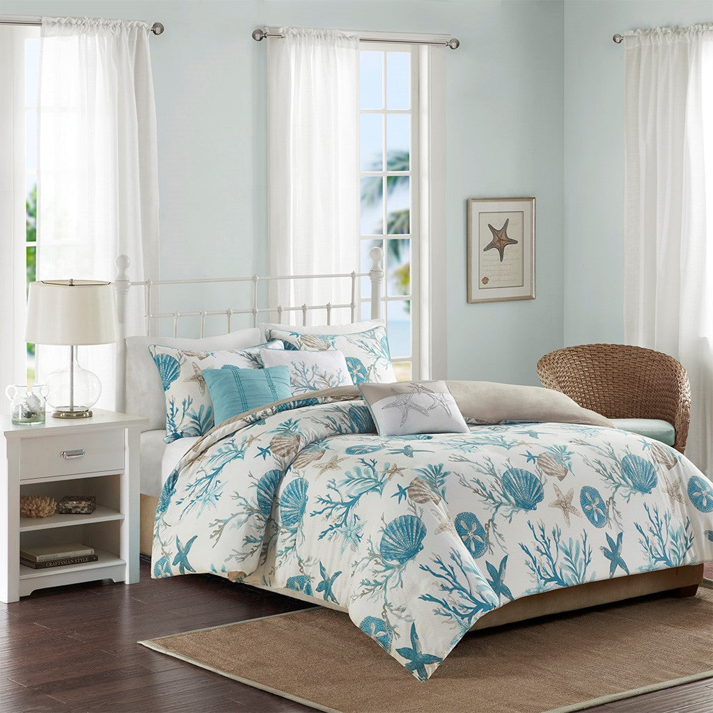 Pebble Beach 6 Piece Duvet Cover Set Duvet Covers By JLA HOME/Olliix (E & E Co., Ltd)