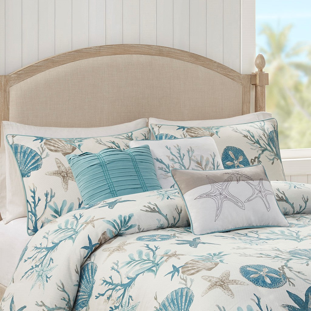 Pebble Beach 6 Piece Duvet Cover Set Duvet Covers By JLA HOME/Olliix (E & E Co., Ltd)