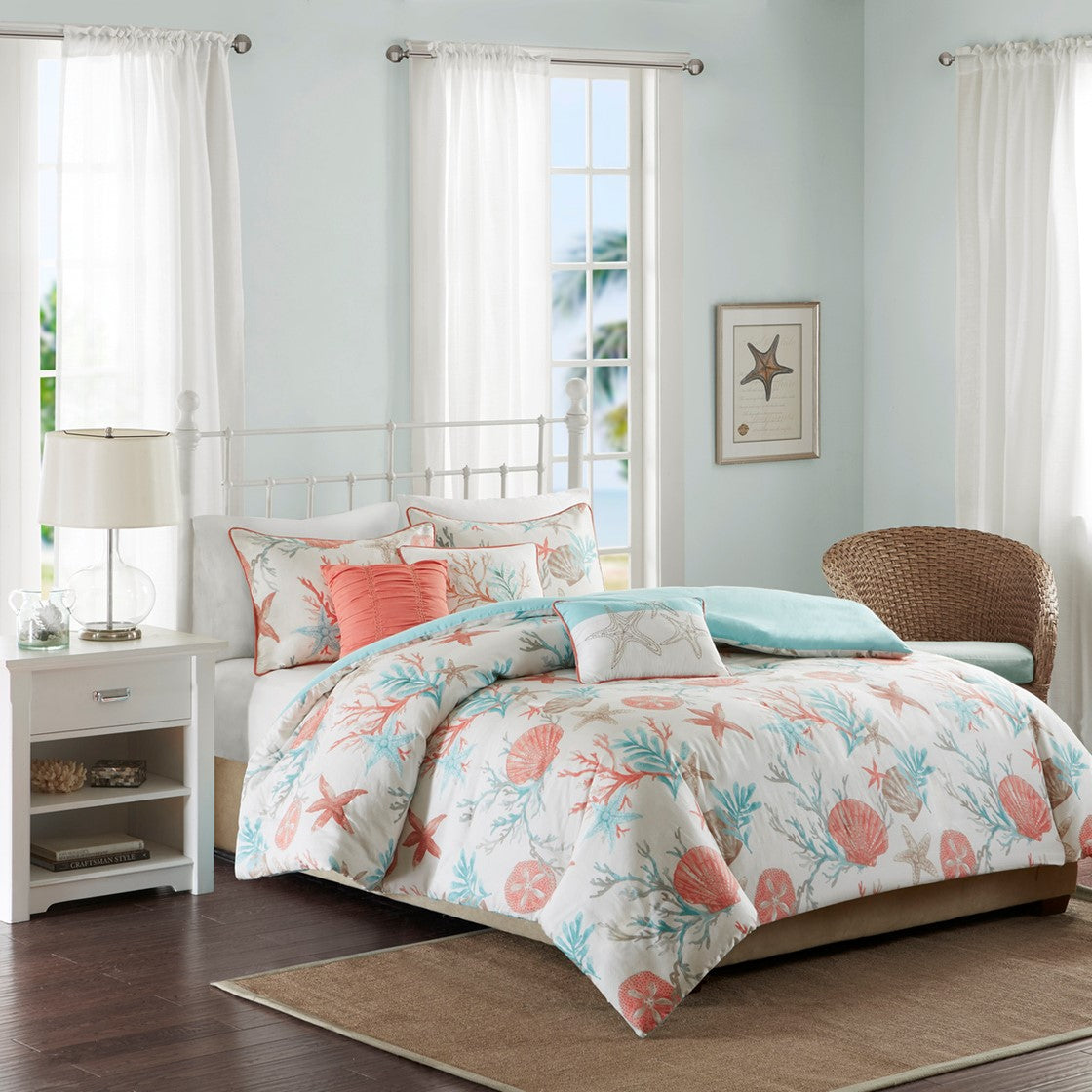 Pebble Beach 6 Piece Duvet Cover Set Duvet Covers By JLA HOME/Olliix (E & E Co., Ltd)