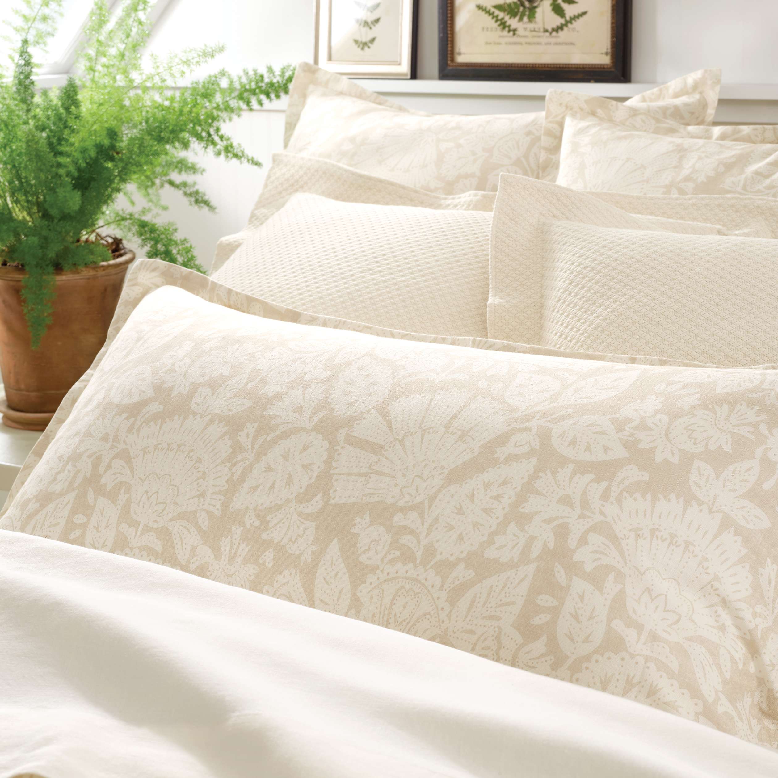 Petite Trellis Matelasse Sham Sham By Annie Selke