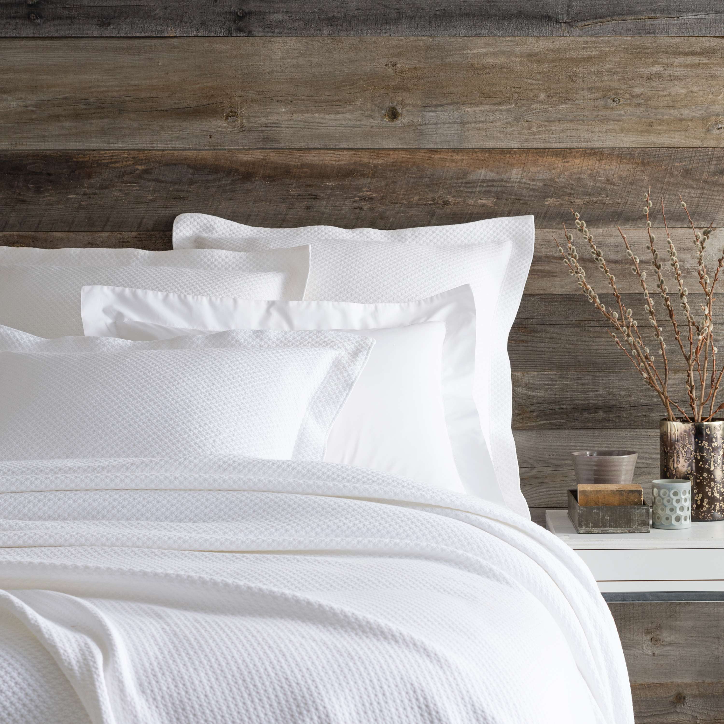 Petite Trellis Matelasse Coverlet Coverlet By Annie Selke