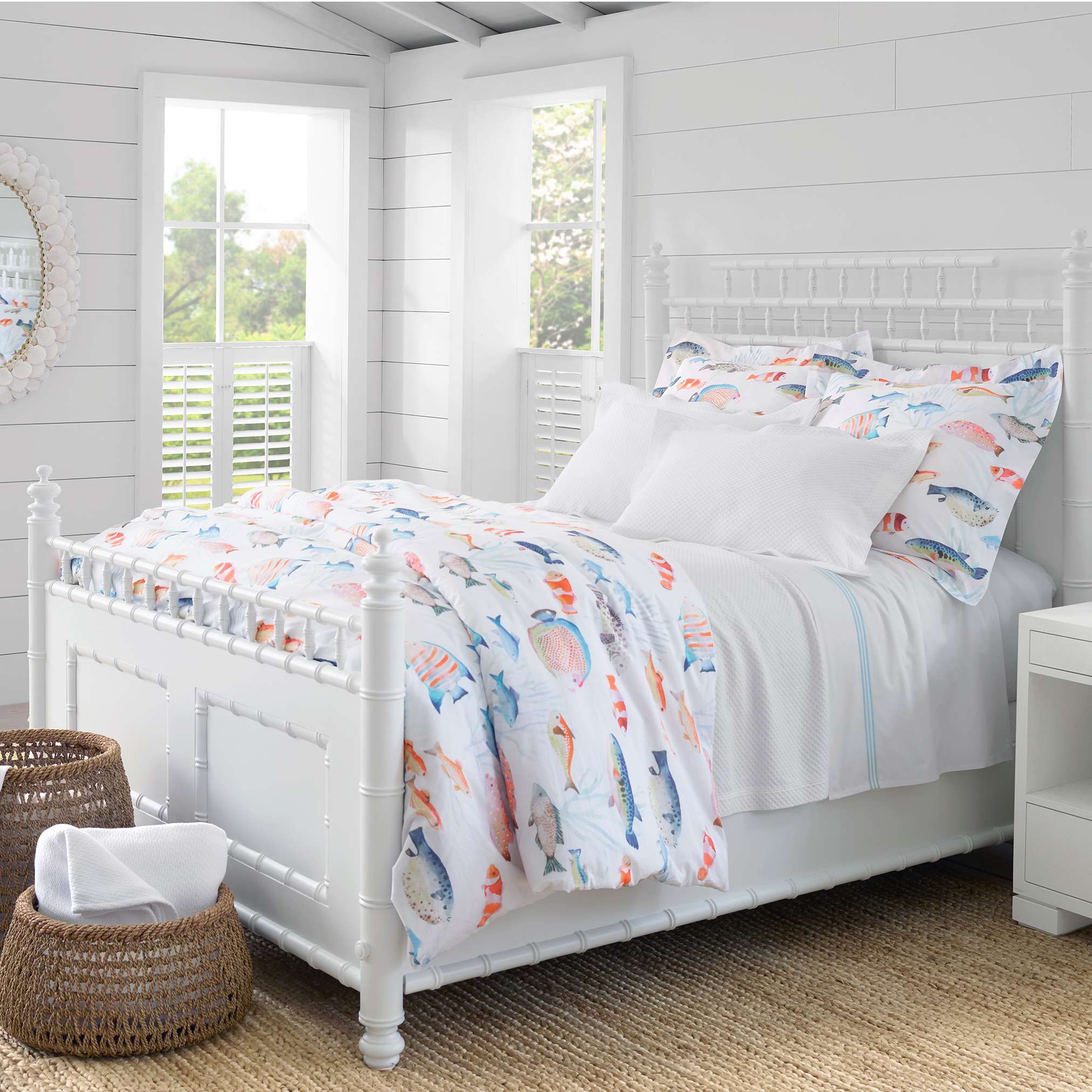 Petite Trellis Matelasse Sham Sham By Annie Selke