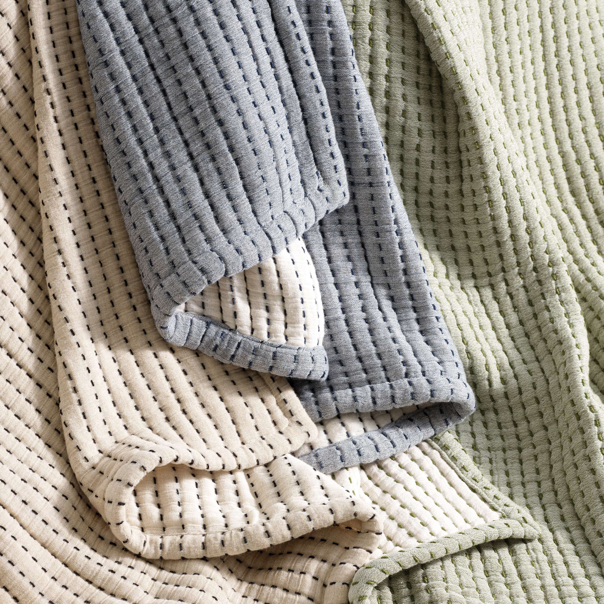 Pick Stitch Matelasse Coverlet Coverlet By Annie Selke