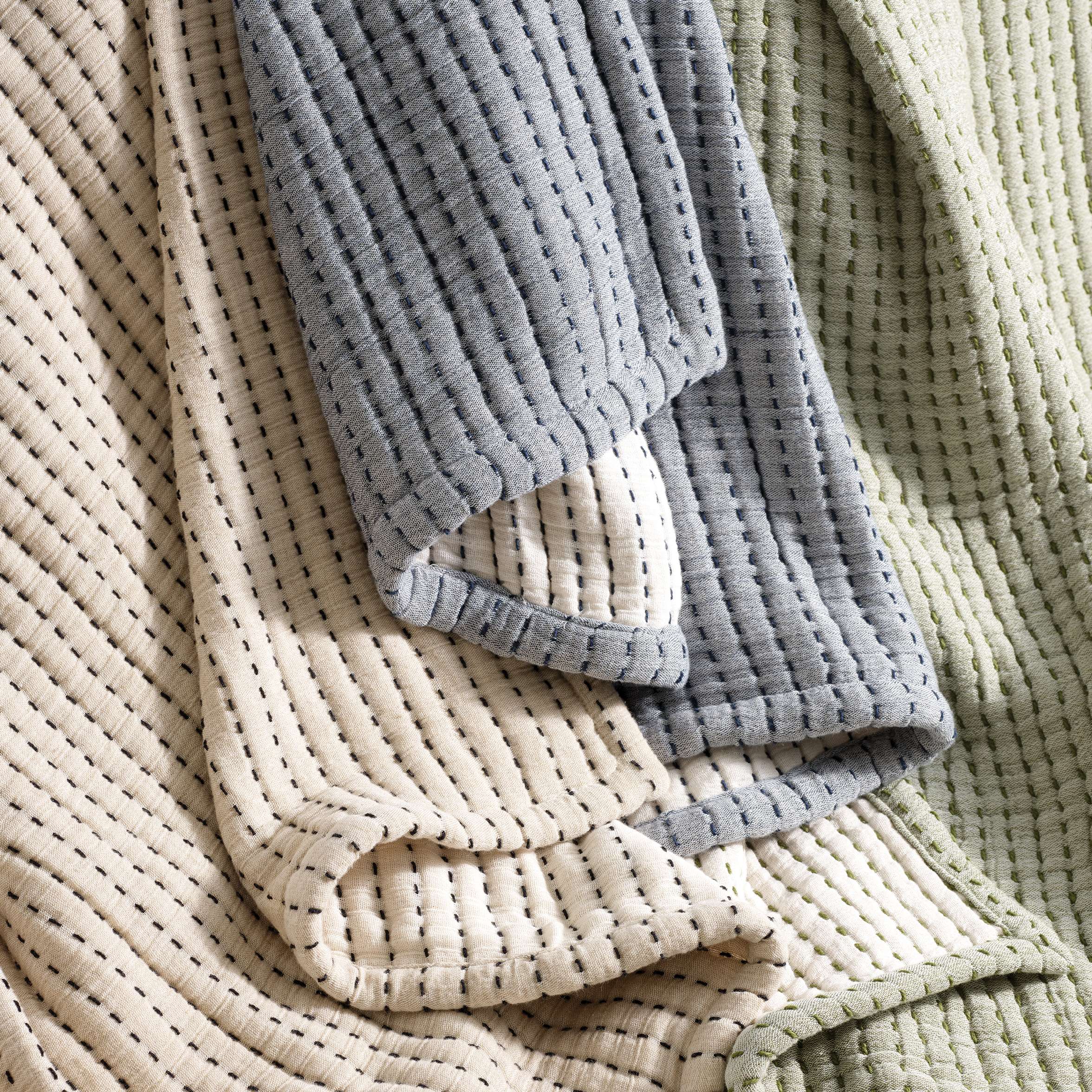 Pick Stitch Matelasse Coverlet Coverlet By Annie Selke