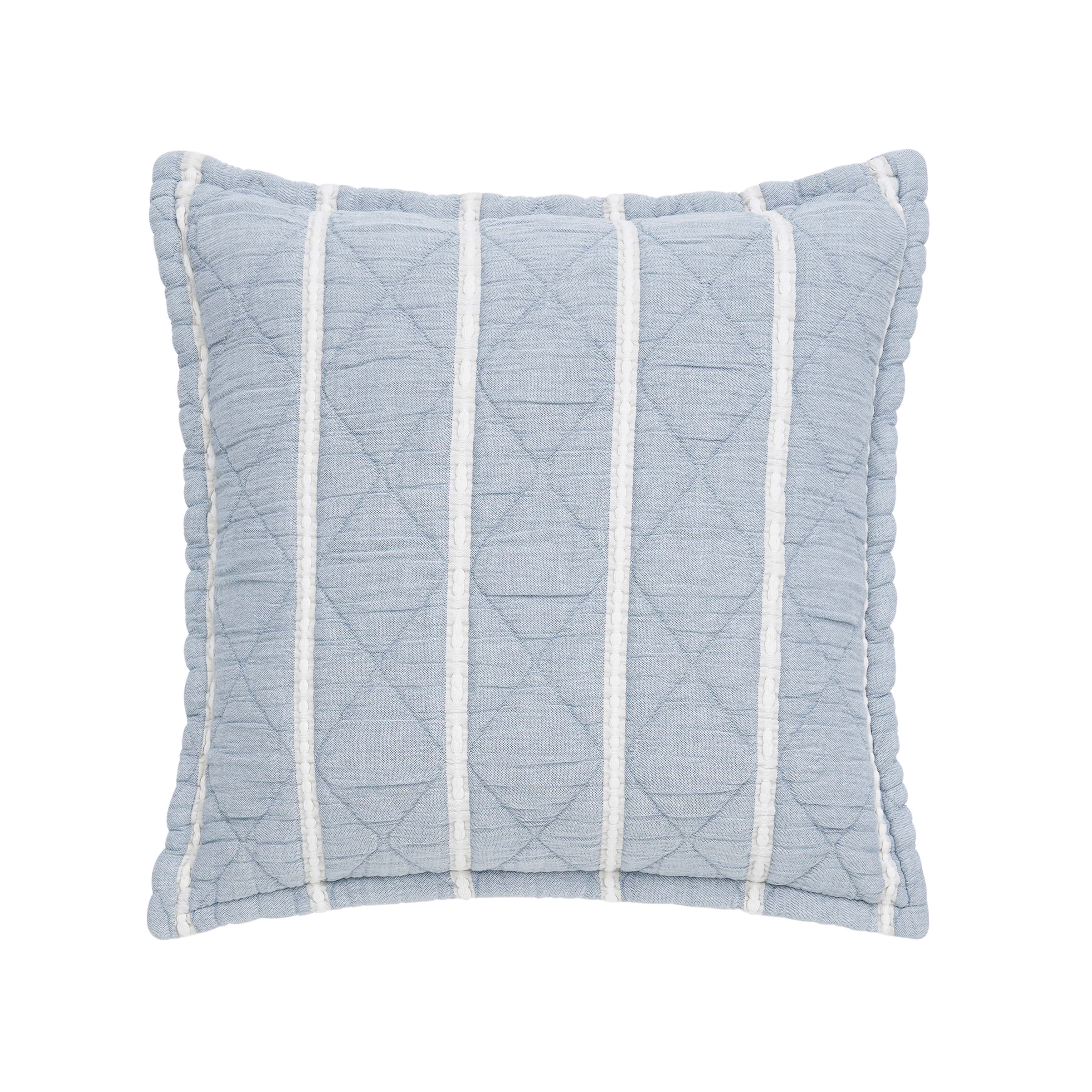 Playa Square Decorative Throw Pillow 20" x 20" Throw Pillows By J. Queen New York