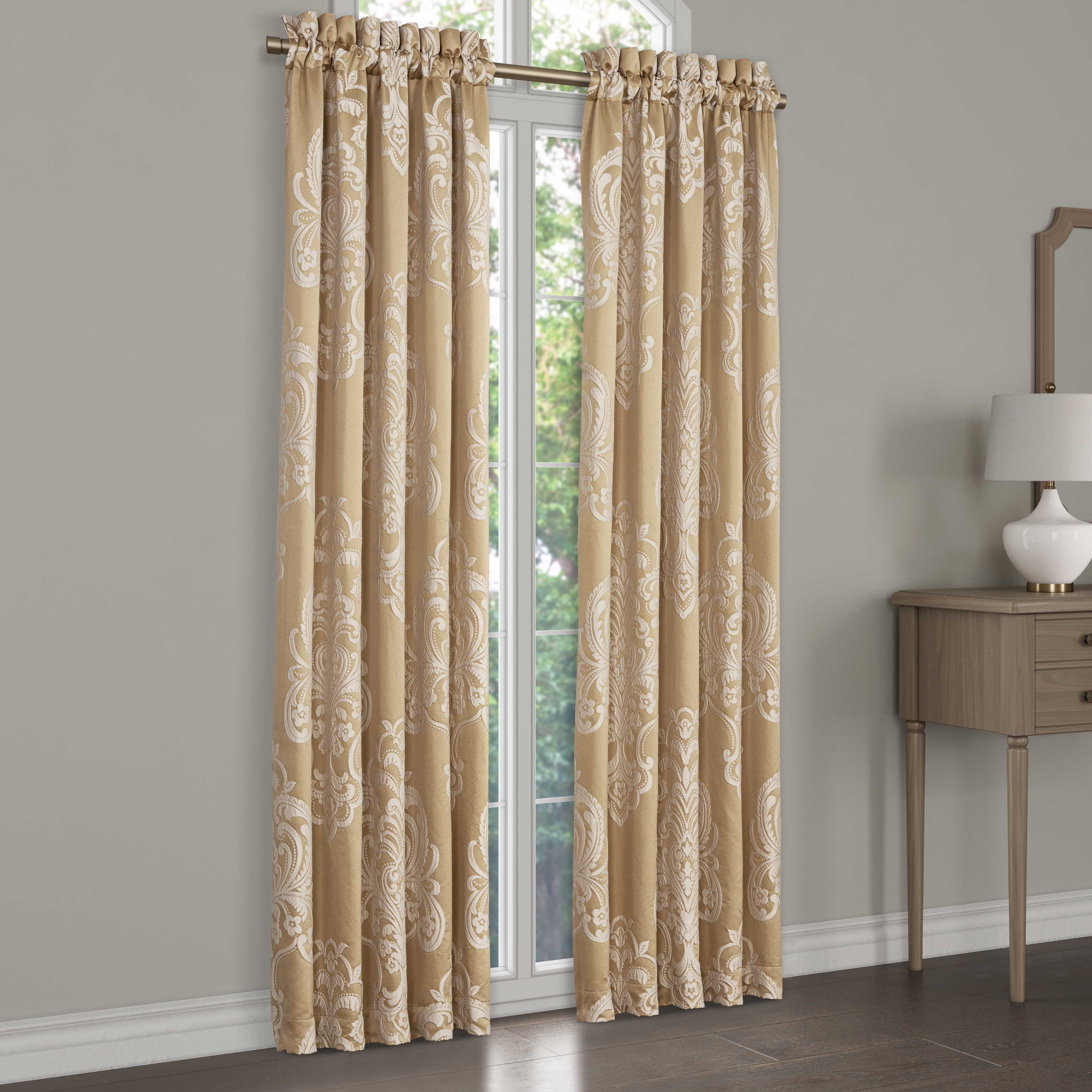Potenza Gold Window Panel Pair Window Panels By J. Queen New York