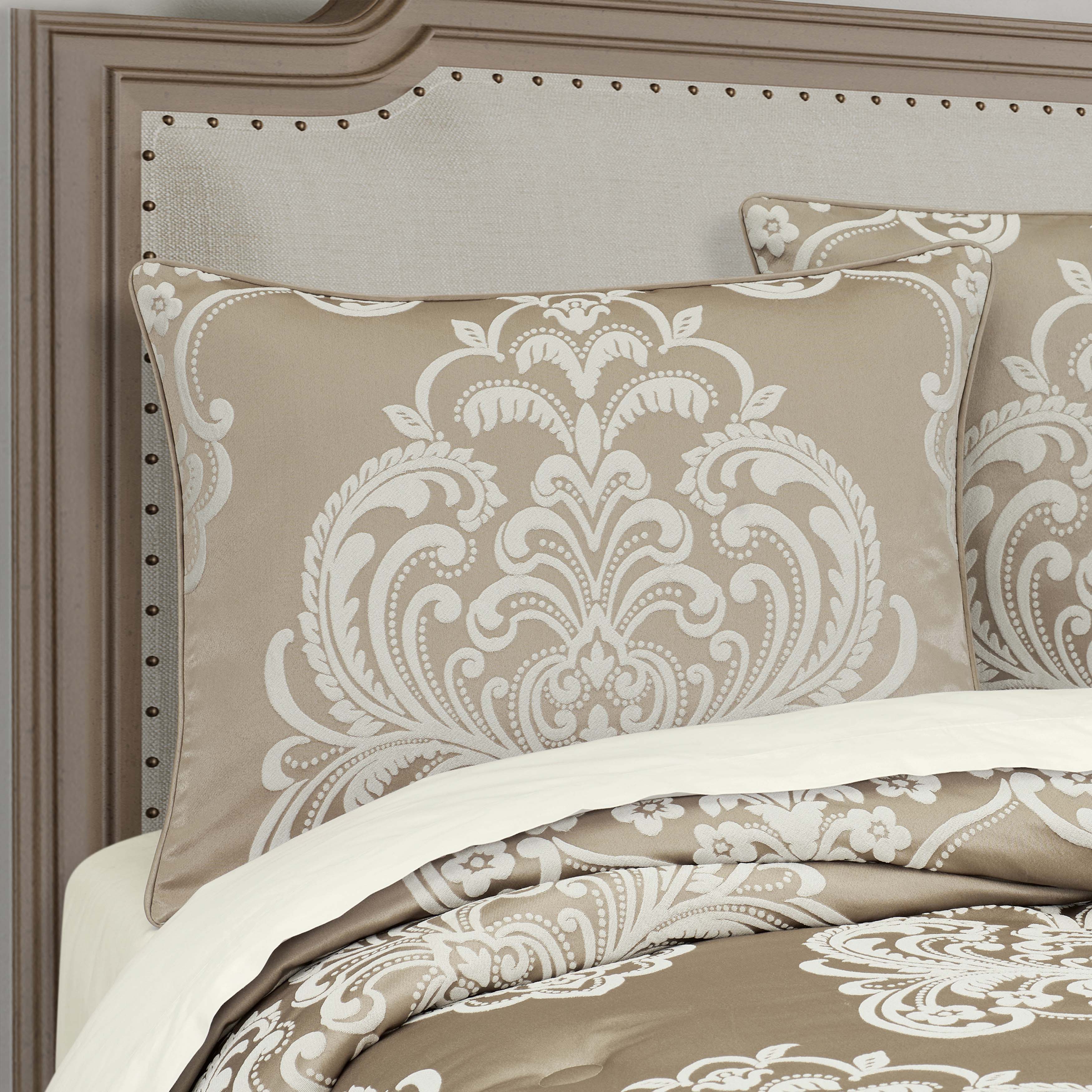 Potenza Sand 3 Piece Comforter Set Comforter Sets By J. Queen New York