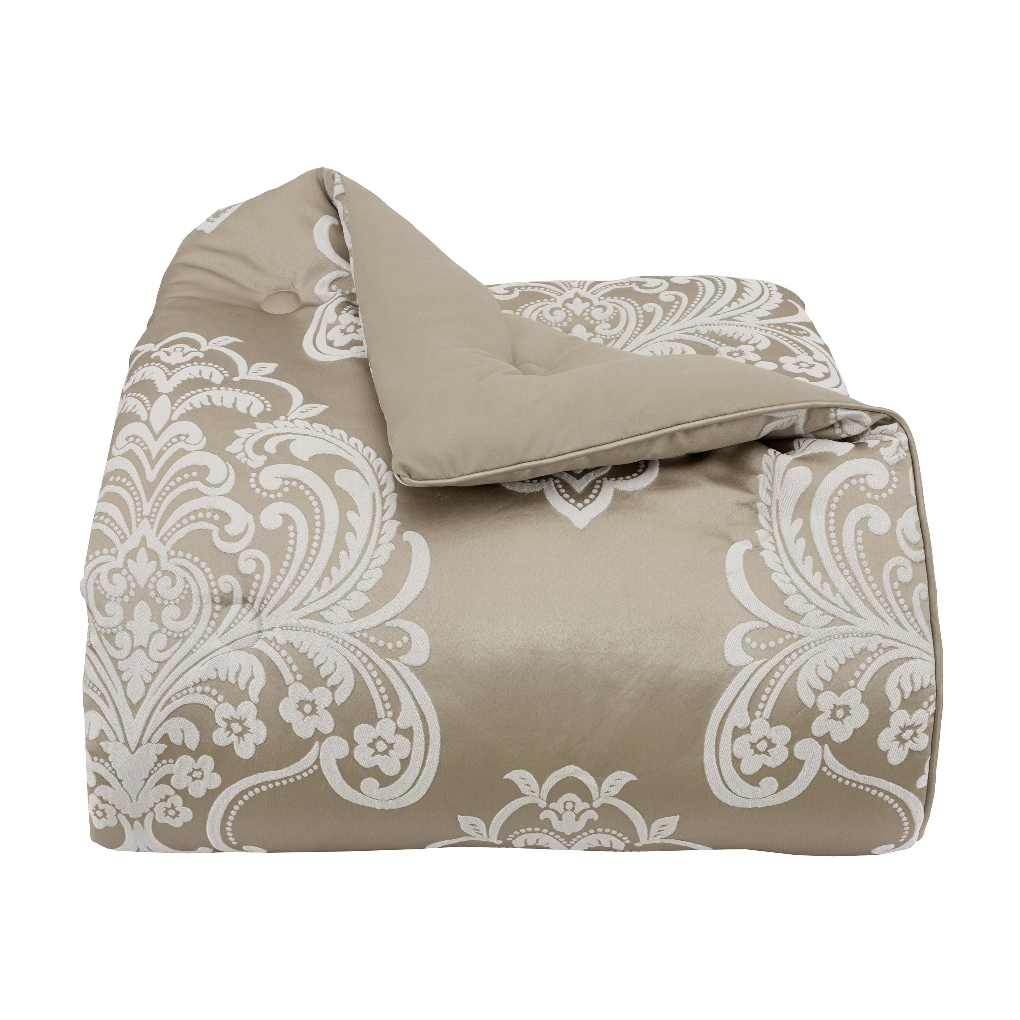 Potenza Sand 3 Piece Comforter Set Comforter Sets By J. Queen New York