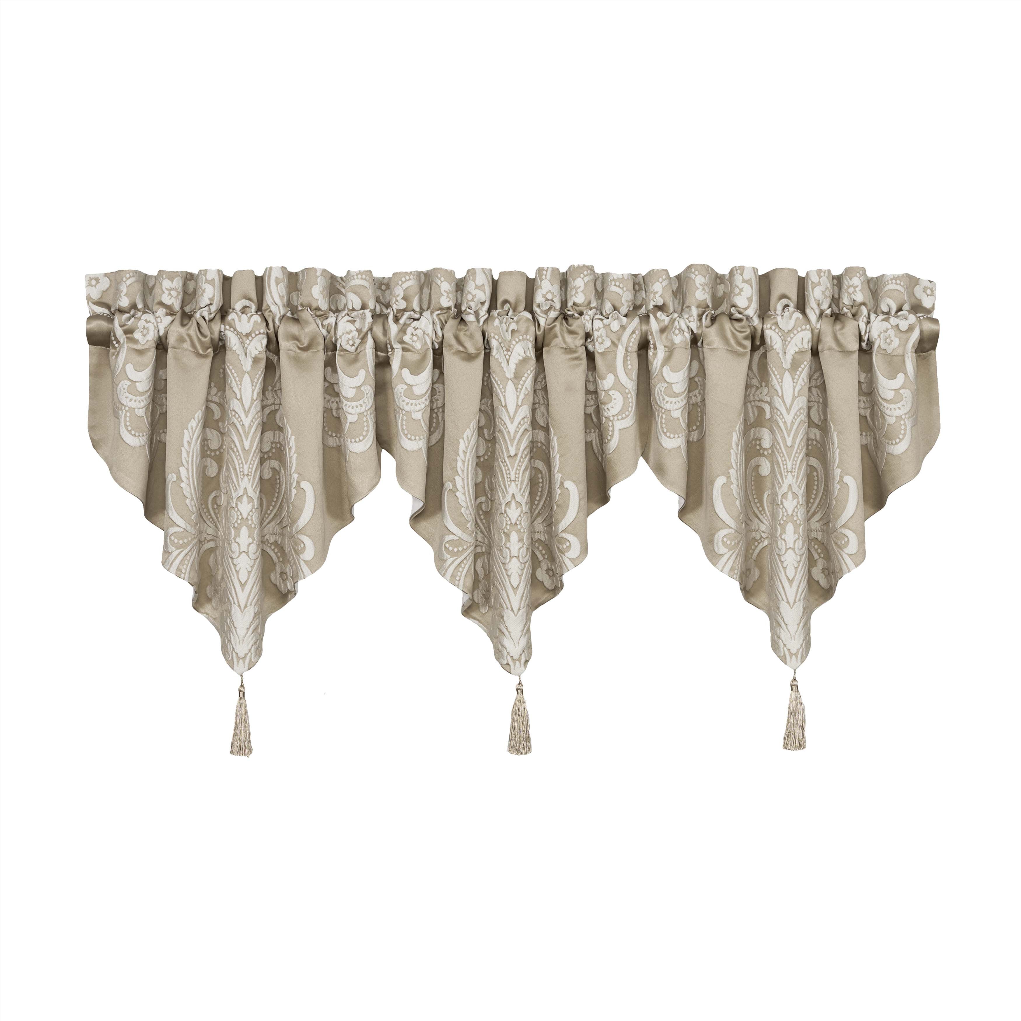 Potenza Sand Ascot Window Valance Window Valances By J. Queen New York