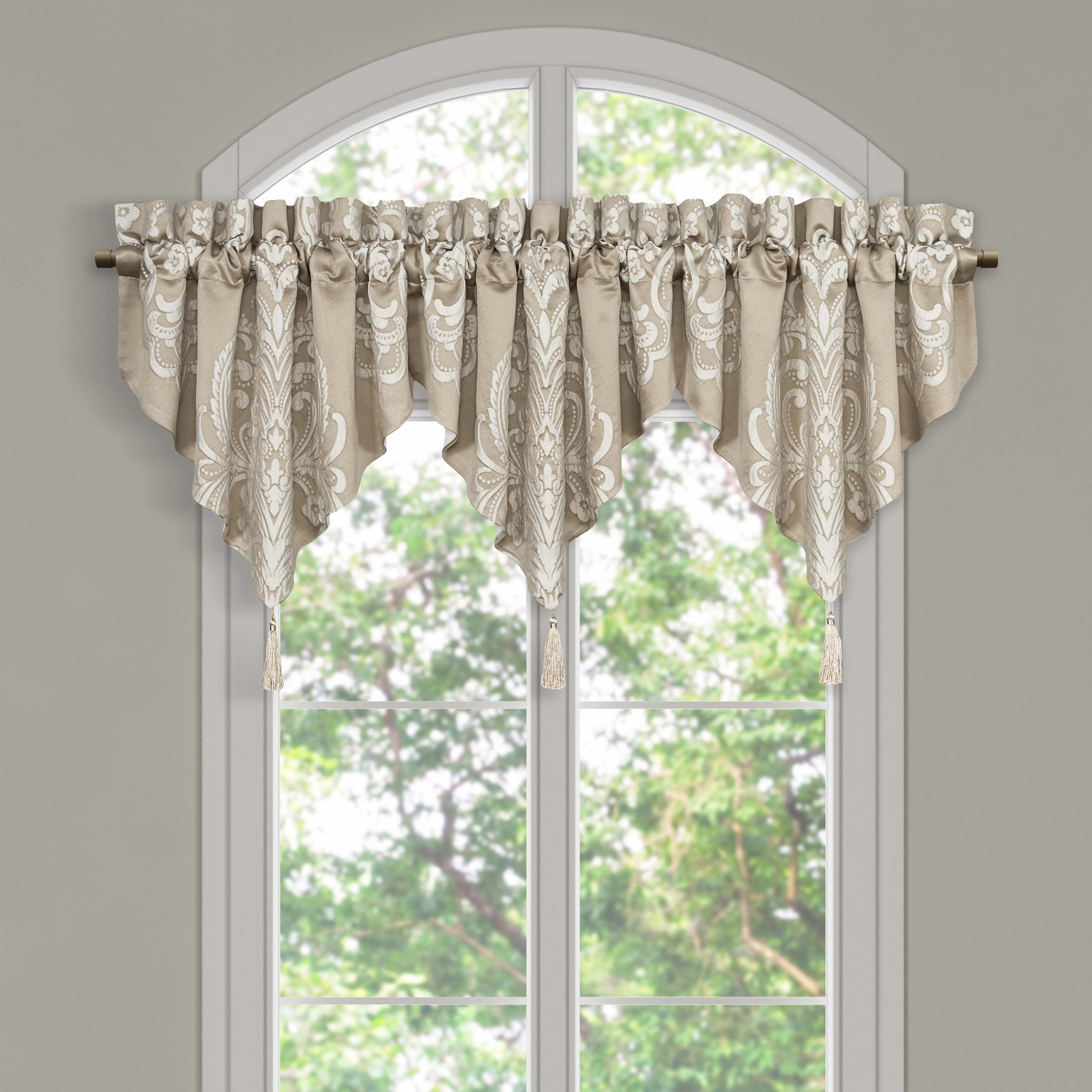 Potenza Sand Ascot Window Valance Window Valances By J. Queen New York
