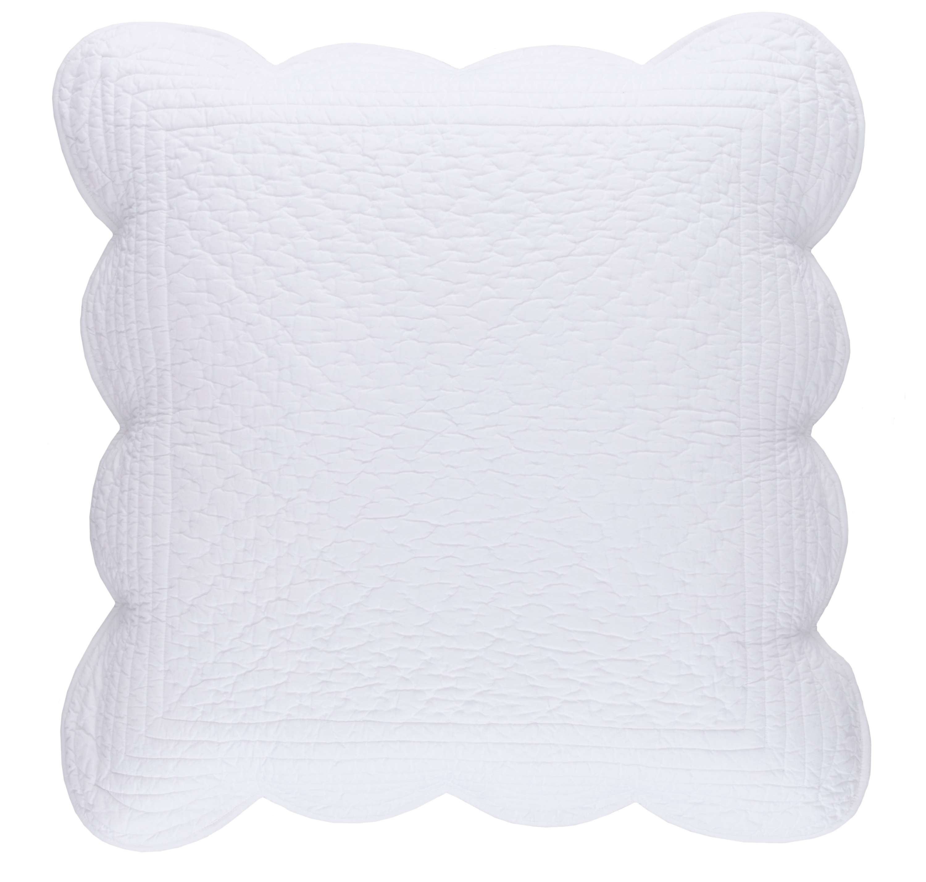 Power Shake Scallop Quilted Sham Sham By Annie Selke