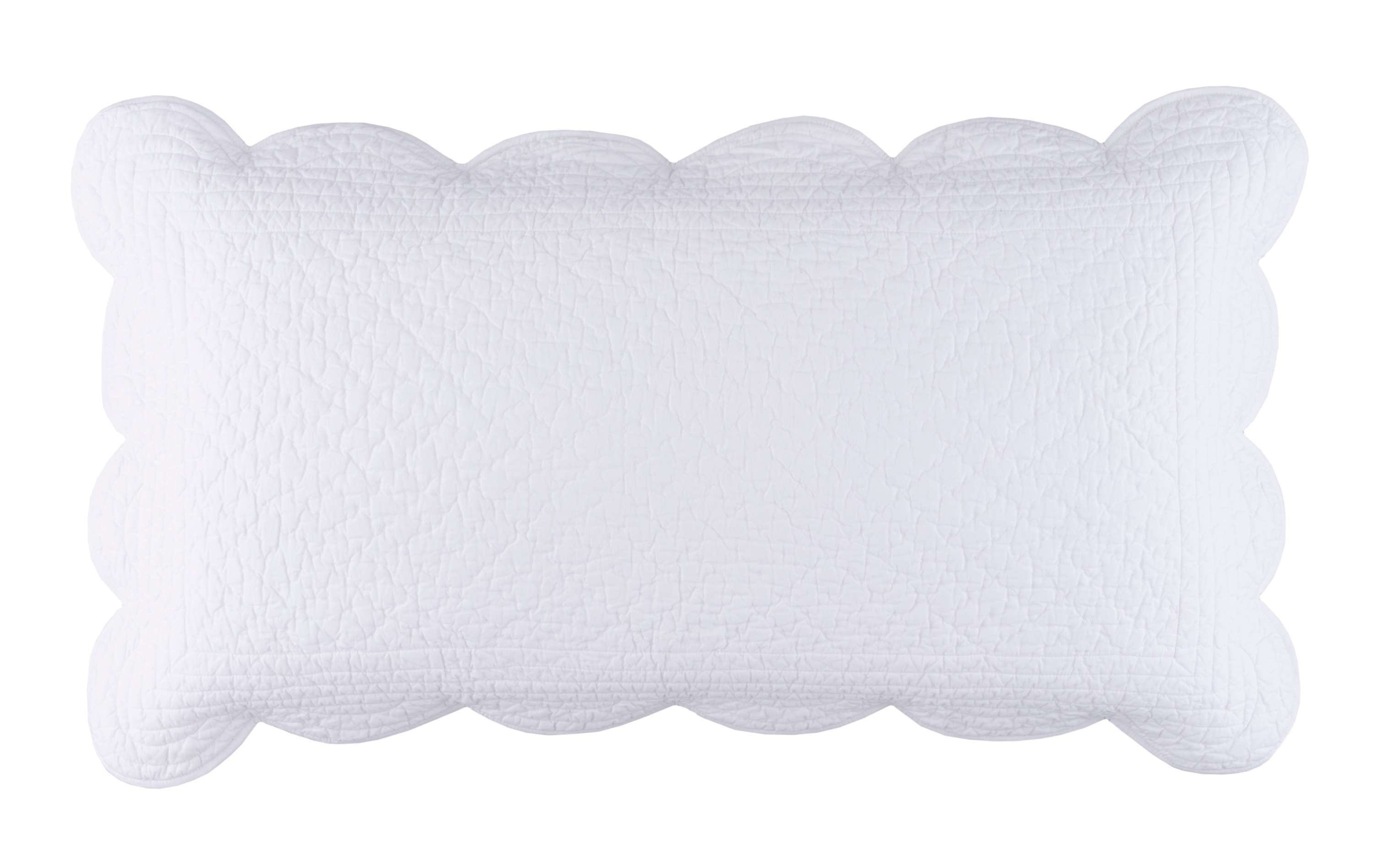 Power Shake Scallop Quilted Sham Sham By Annie Selke