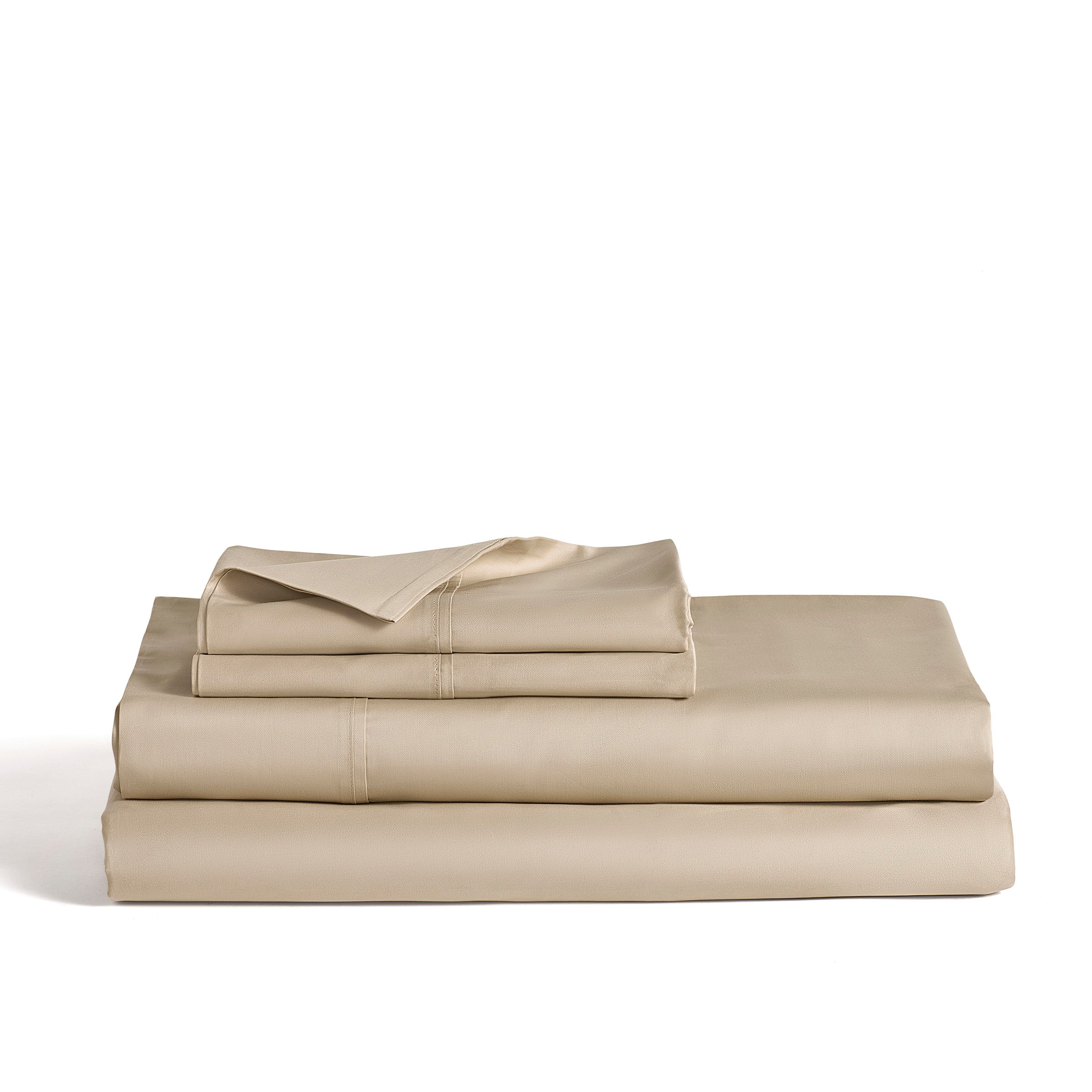 J Queen Premier Sateen Sheet Set Almond in Queen-Final Sale