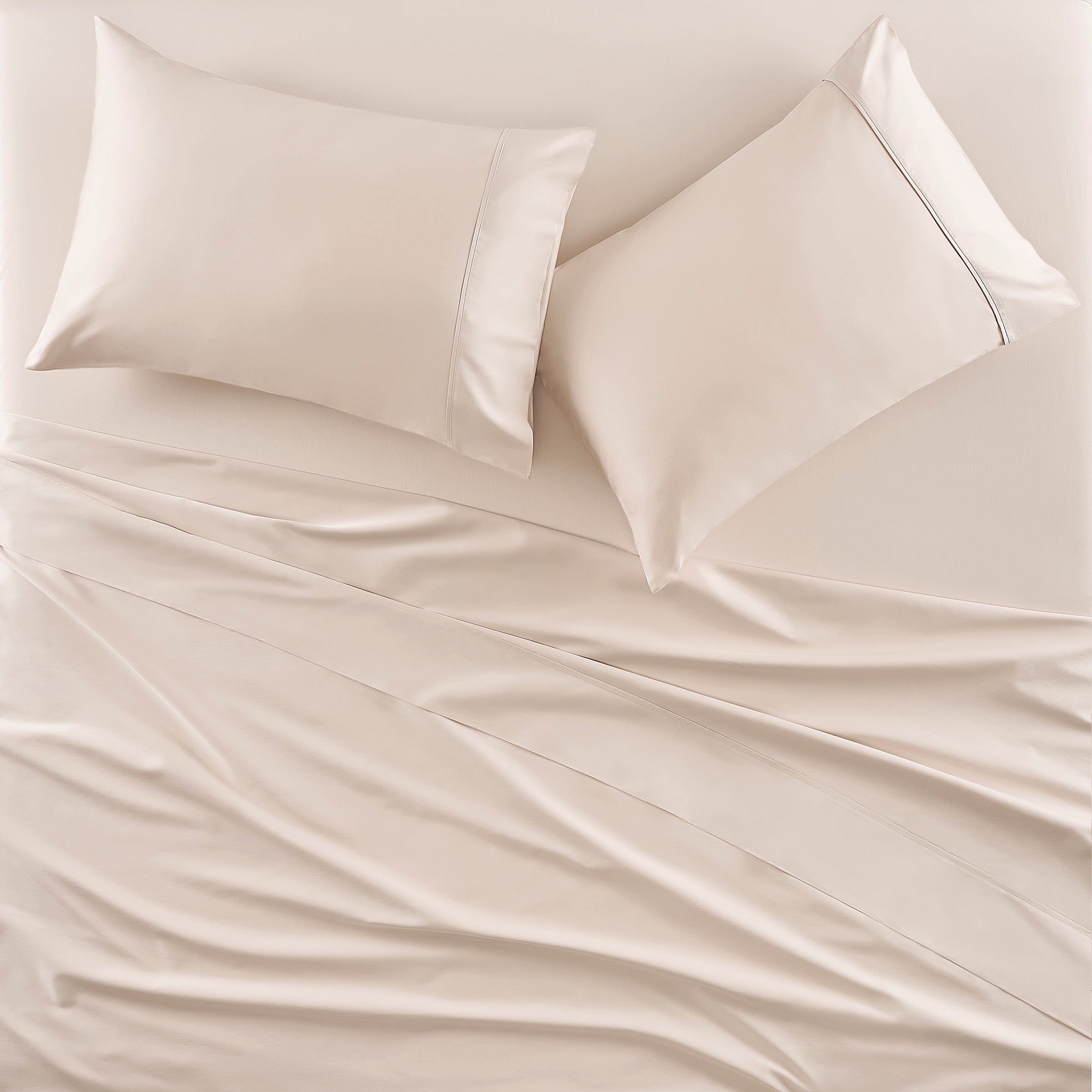 J Queen Premier Sateen Sheet Set Almond in Queen-Final Sale