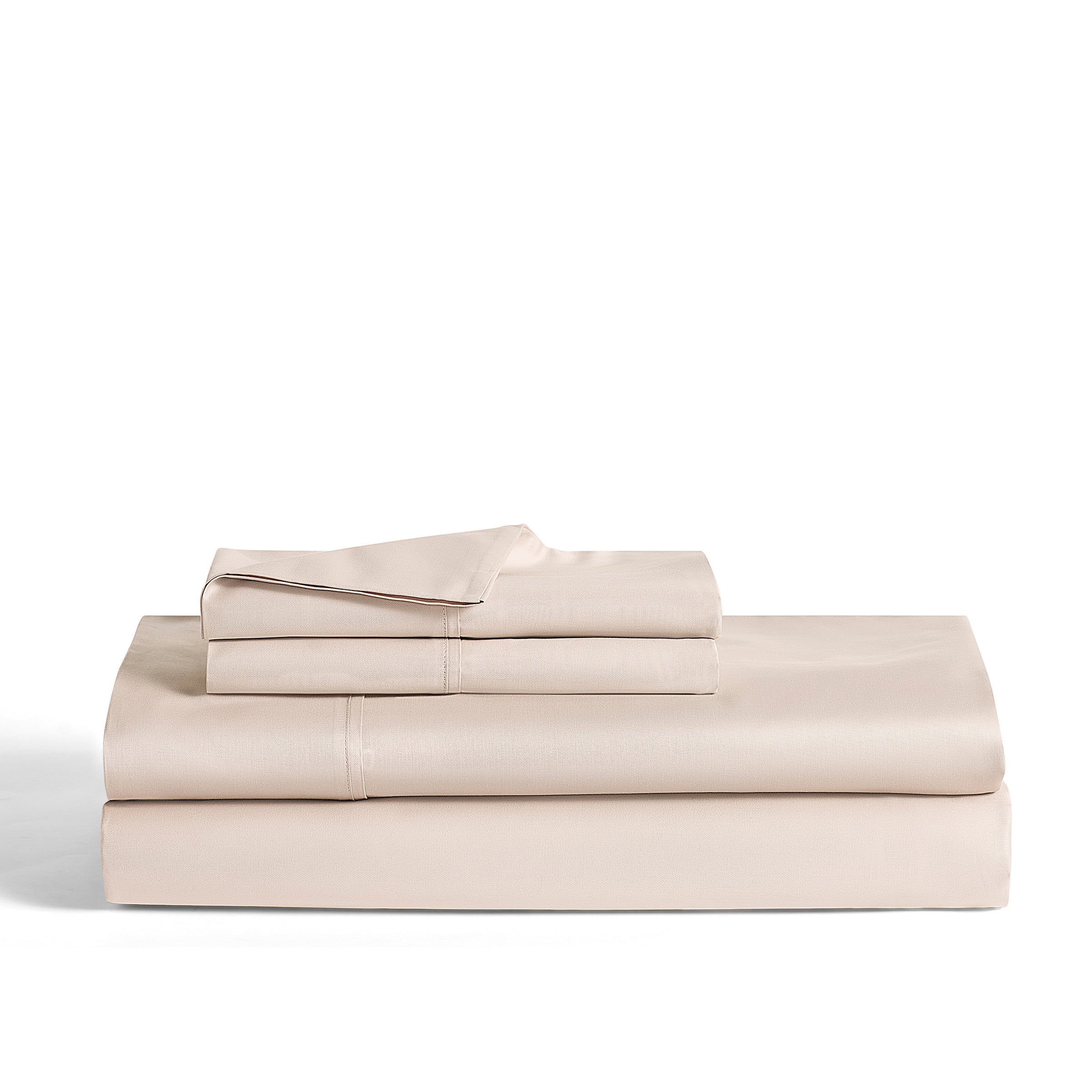 J Queen Premier Sateen Sheet Set Almond in Queen-Final Sale
